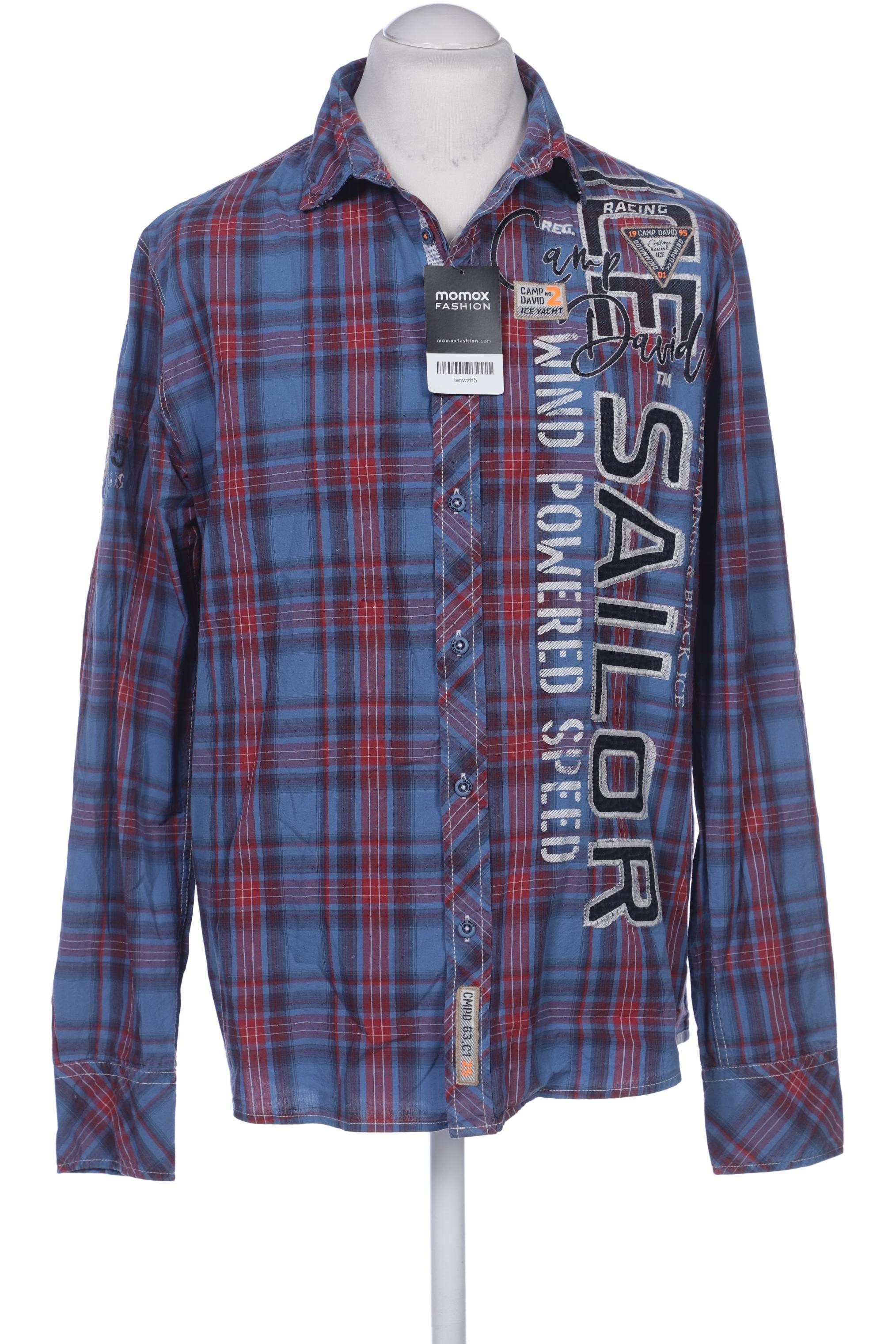 

Camp David Herren Hemd, blau, Gr. 48