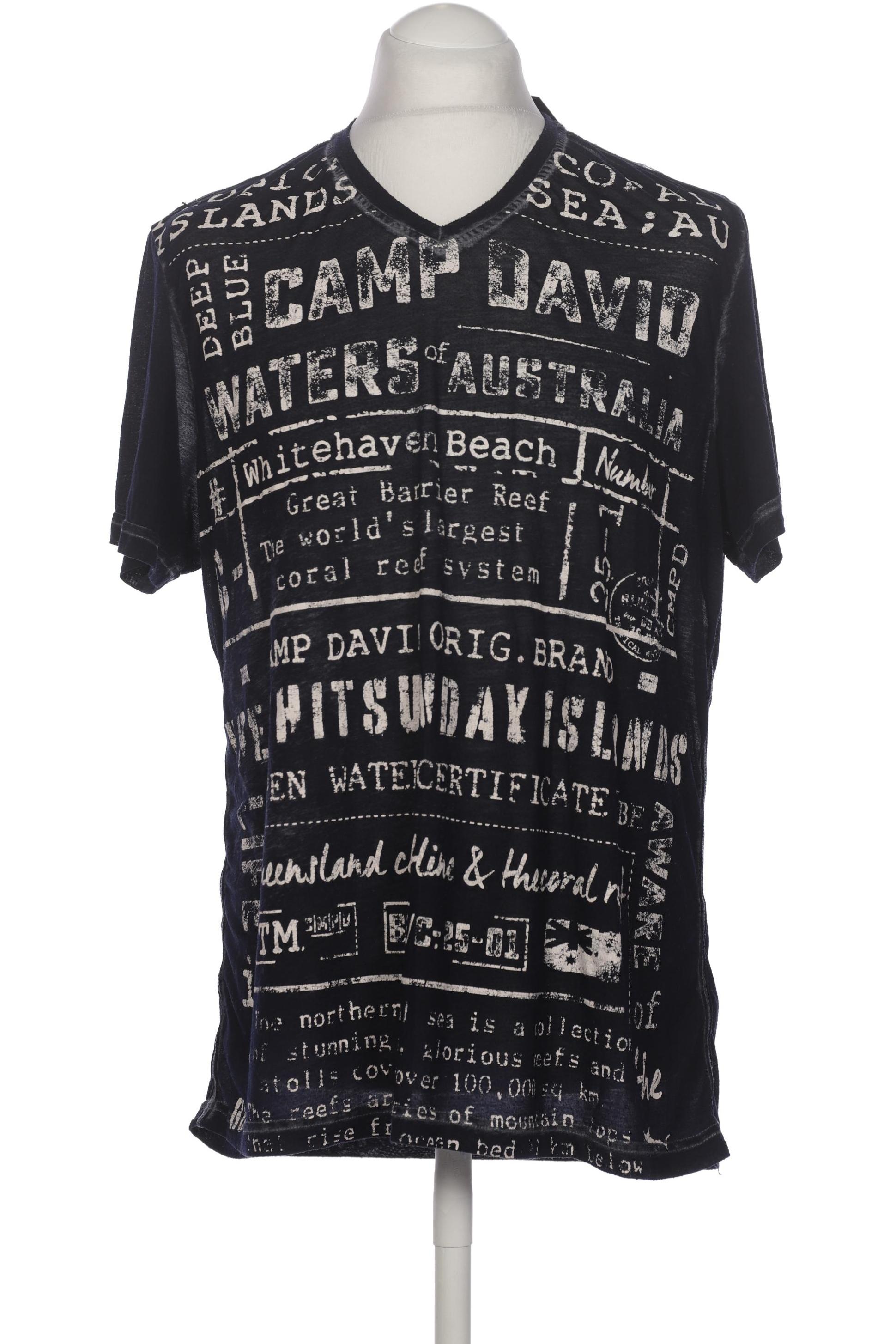 

Camp David Herren T-Shirt, marineblau, Gr. 52