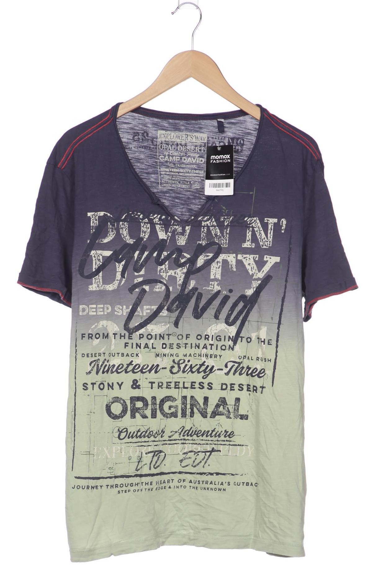 

Camp David Herren T-Shirt, blau, Gr. 54