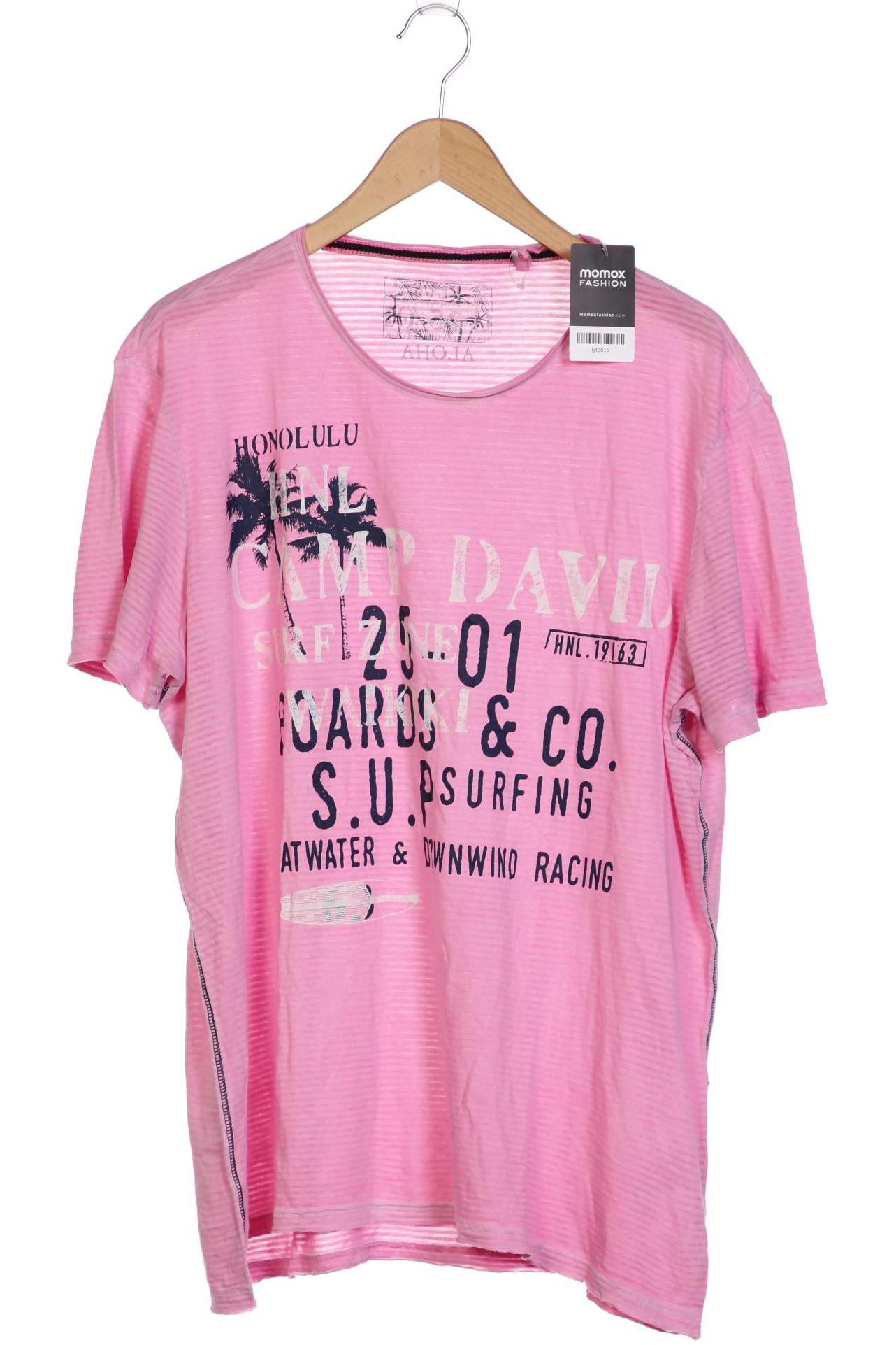

Camp David Herren T-Shirt, pink, Gr. 56