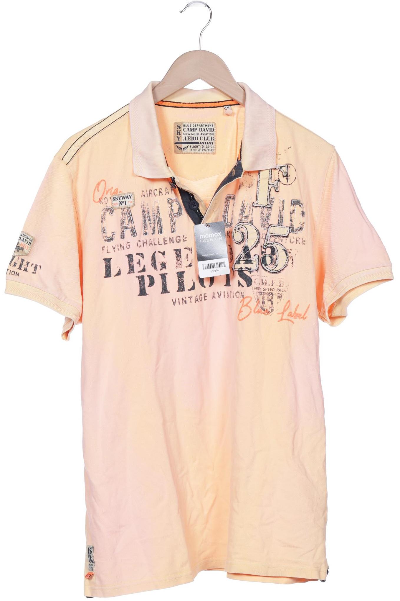 

Camp David Herren Poloshirt, orange, Gr. 56