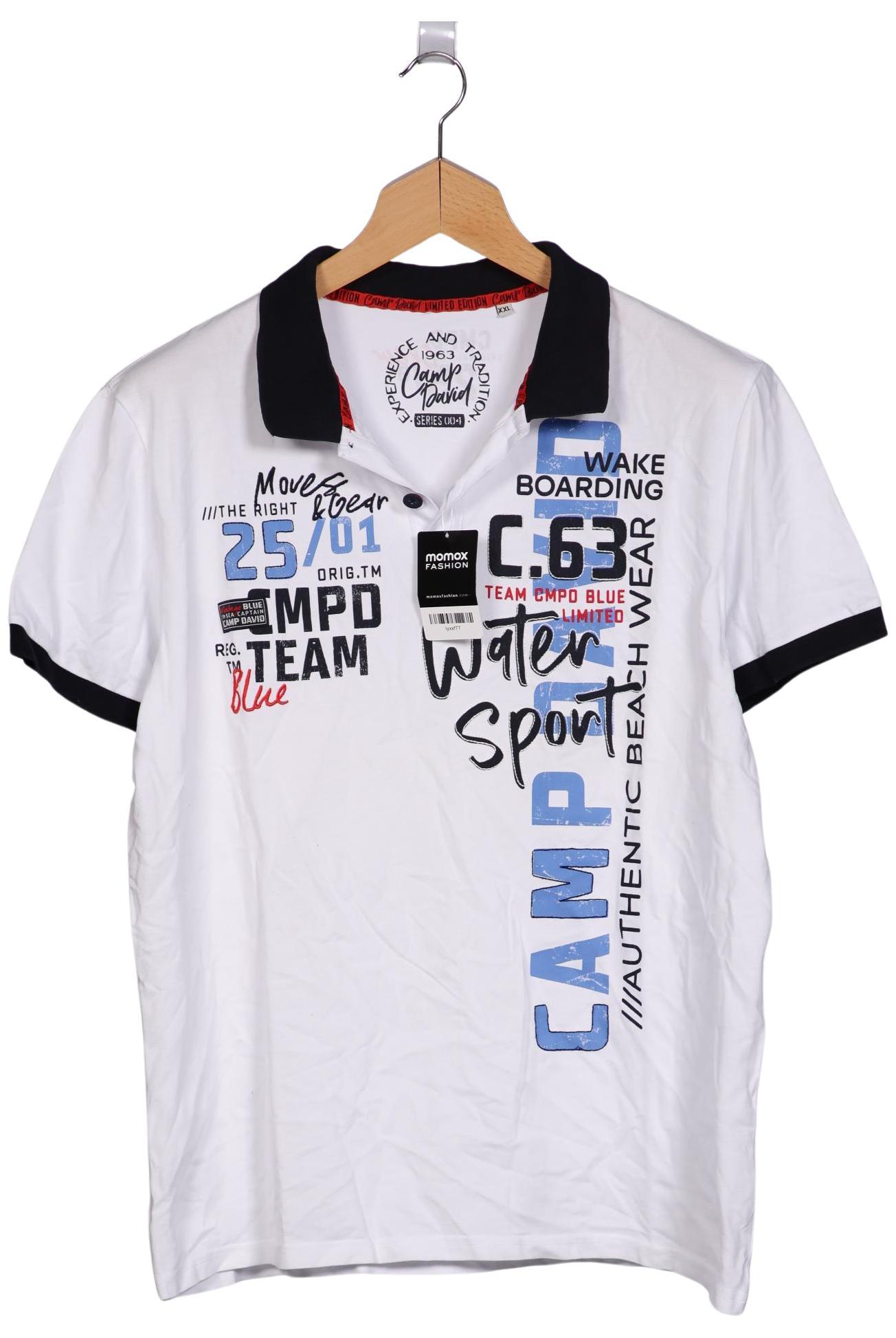 

Camp David Herren Poloshirt, weiß, Gr. 56