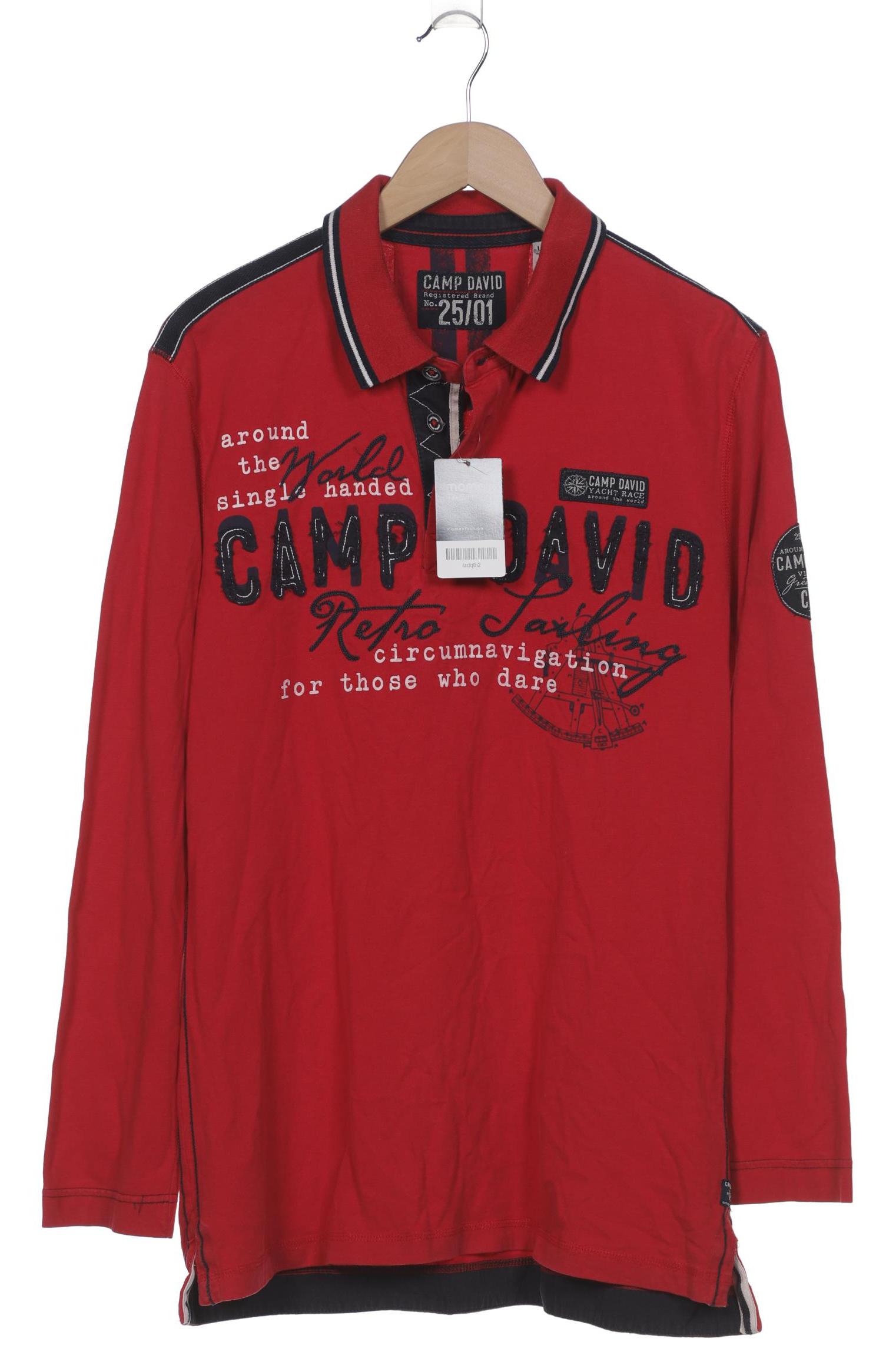 Thumbnail - Camp David Herren Poloshirt, rot, Gr. 52