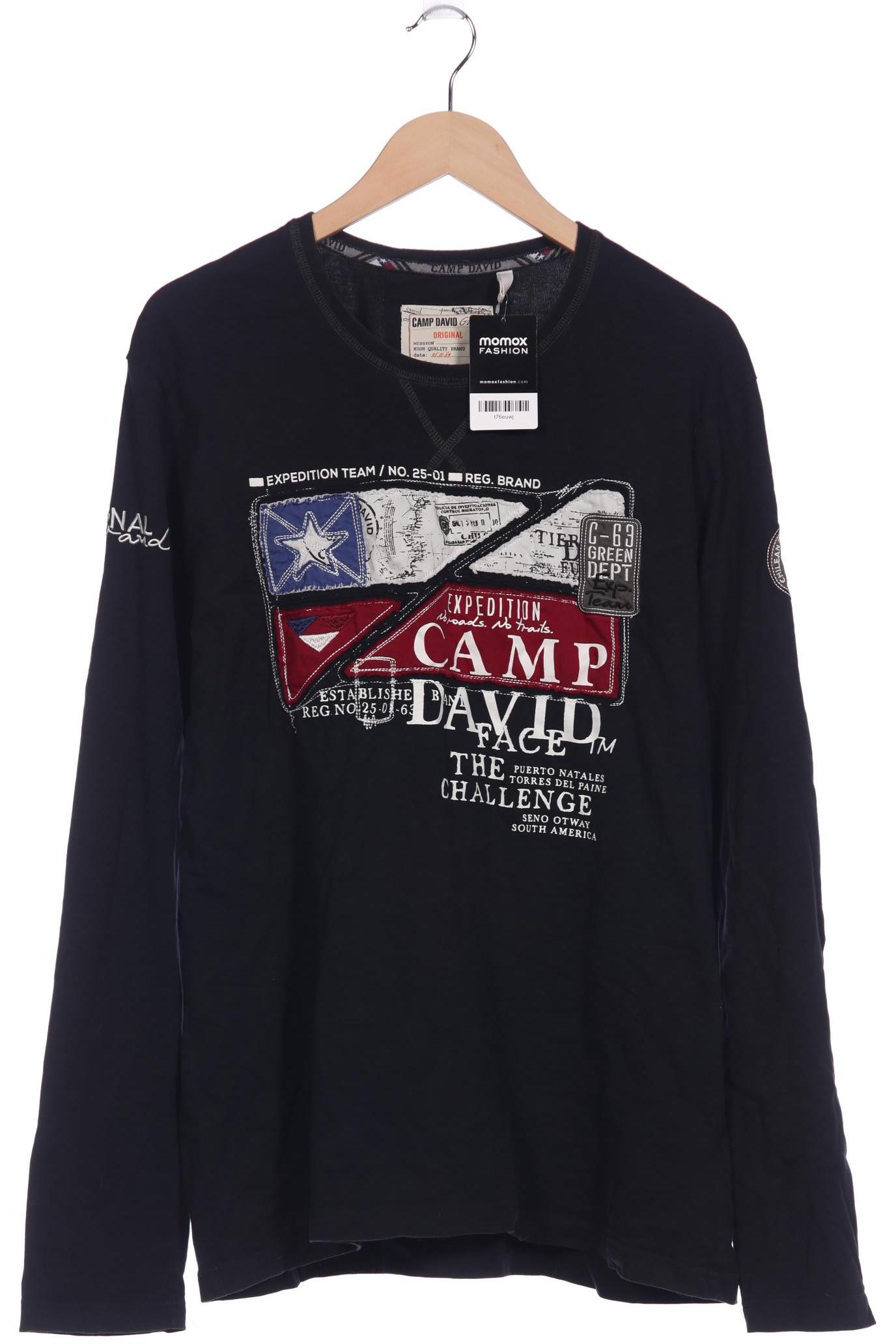 

Camp David Herren Langarmshirt, schwarz, Gr. 56