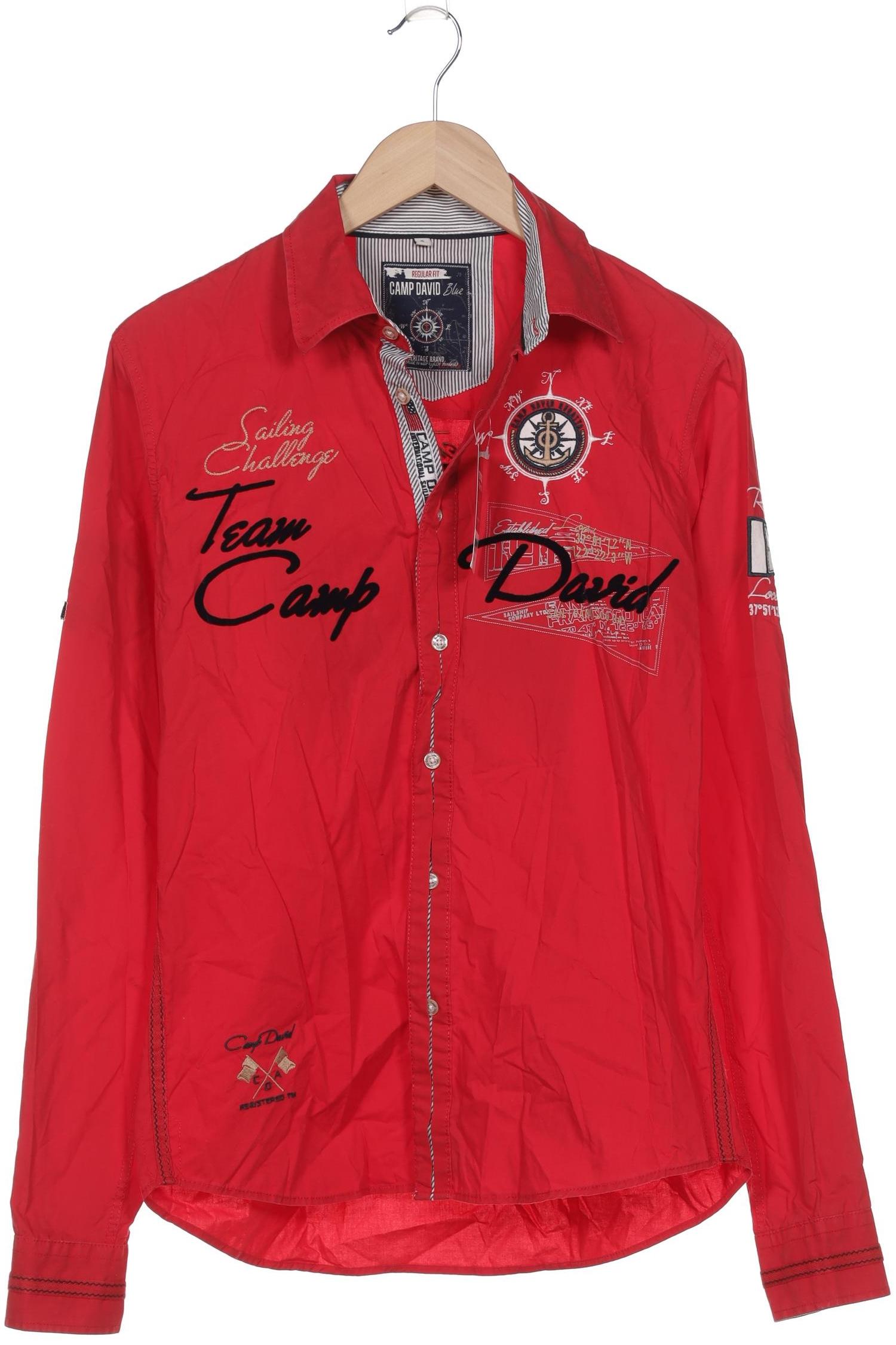 

Camp David Herren Hemd, rot, Gr. 46