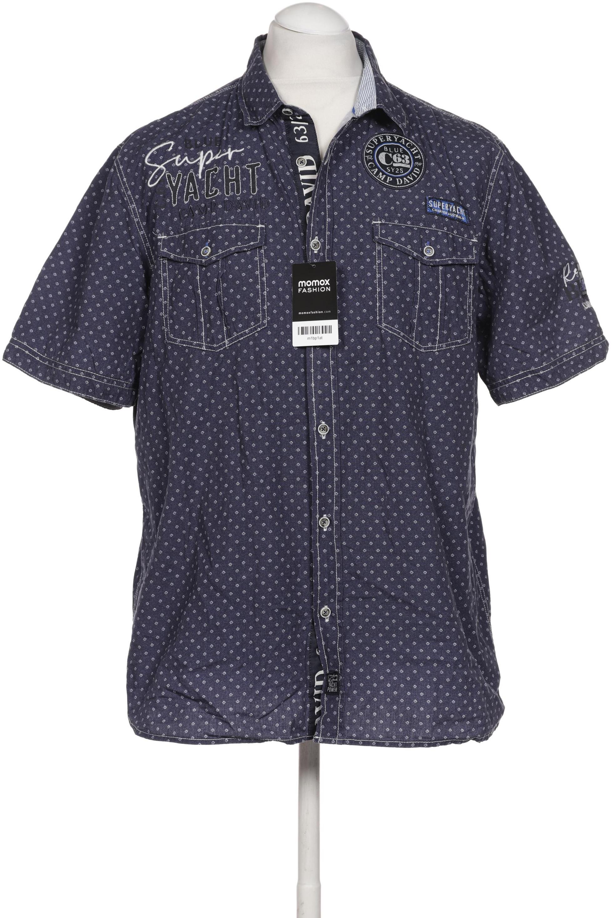 

Camp David Herren Hemd, marineblau, Gr. 52