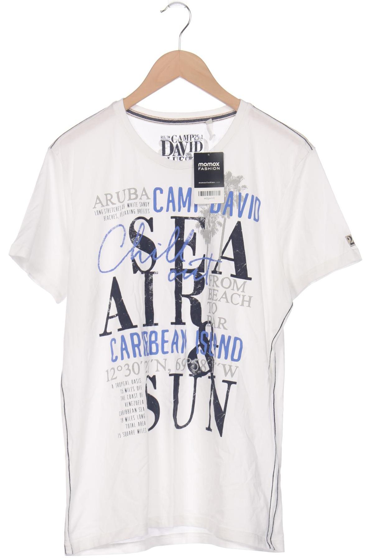

Camp David Herren T-Shirt, weiß, Gr. 48