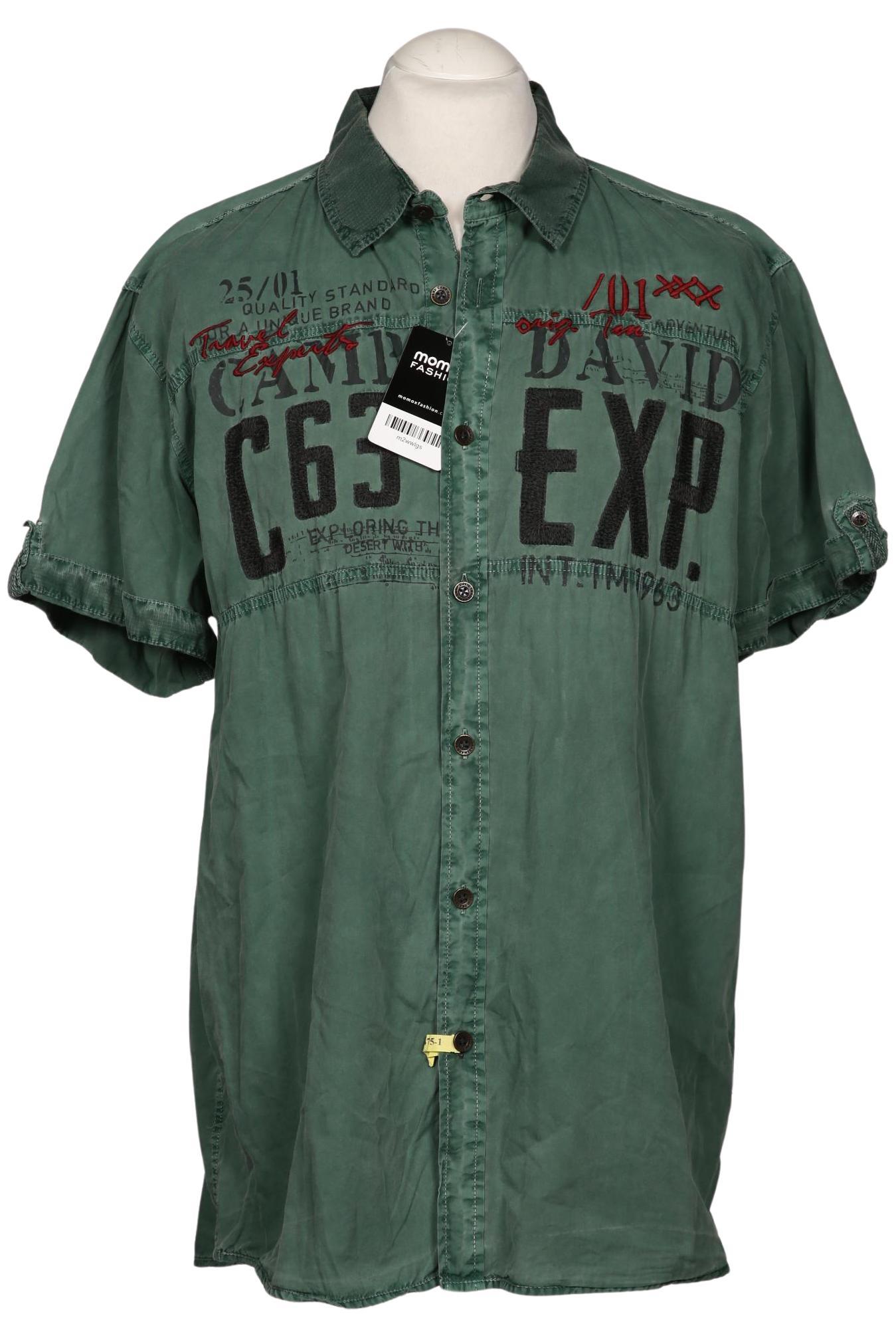 

Camp David Herren Hemd, türkis, Gr. 54