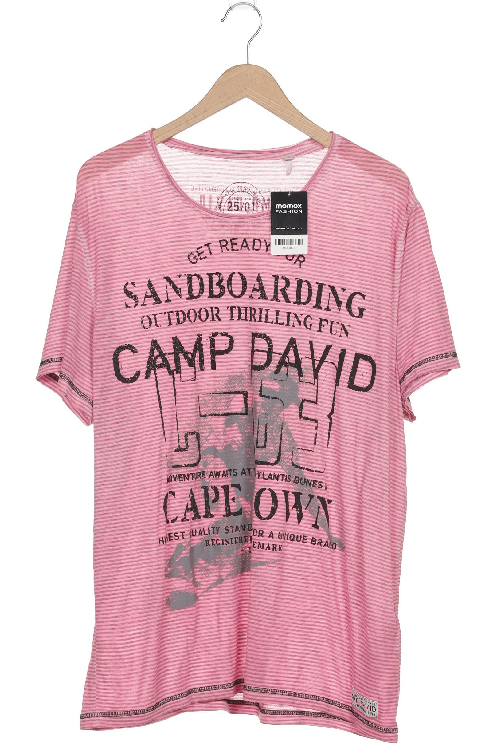 

Camp David Herren T-Shirt, pink, Gr. 56