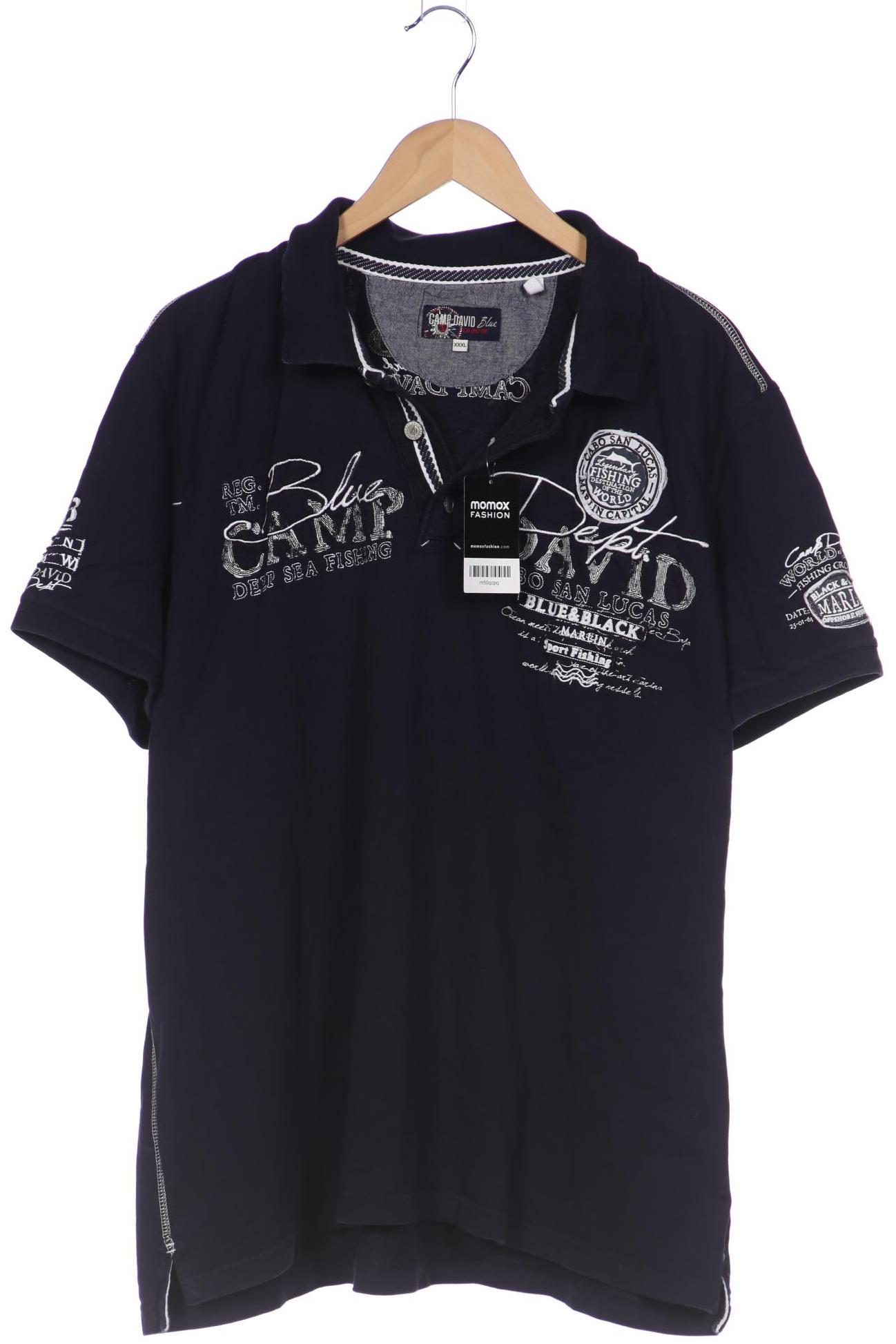 

Camp David Herren Poloshirt, marineblau