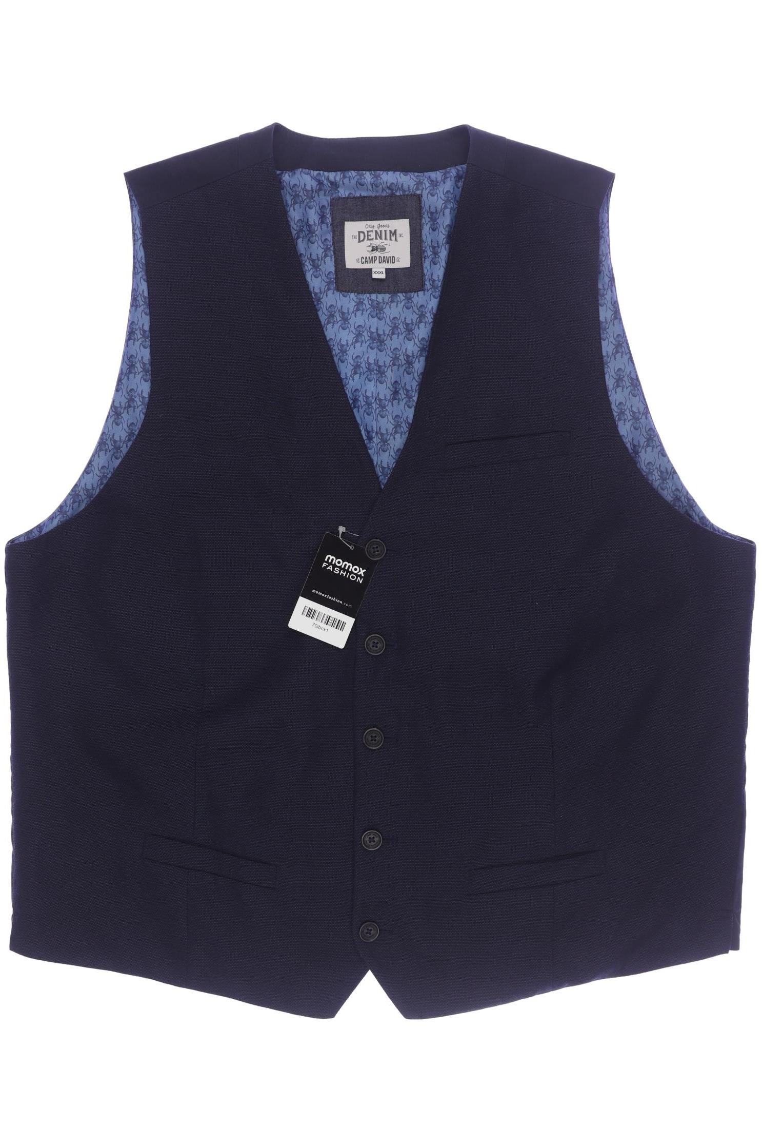 

Camp David Herren Weste, marineblau, Gr. 58
