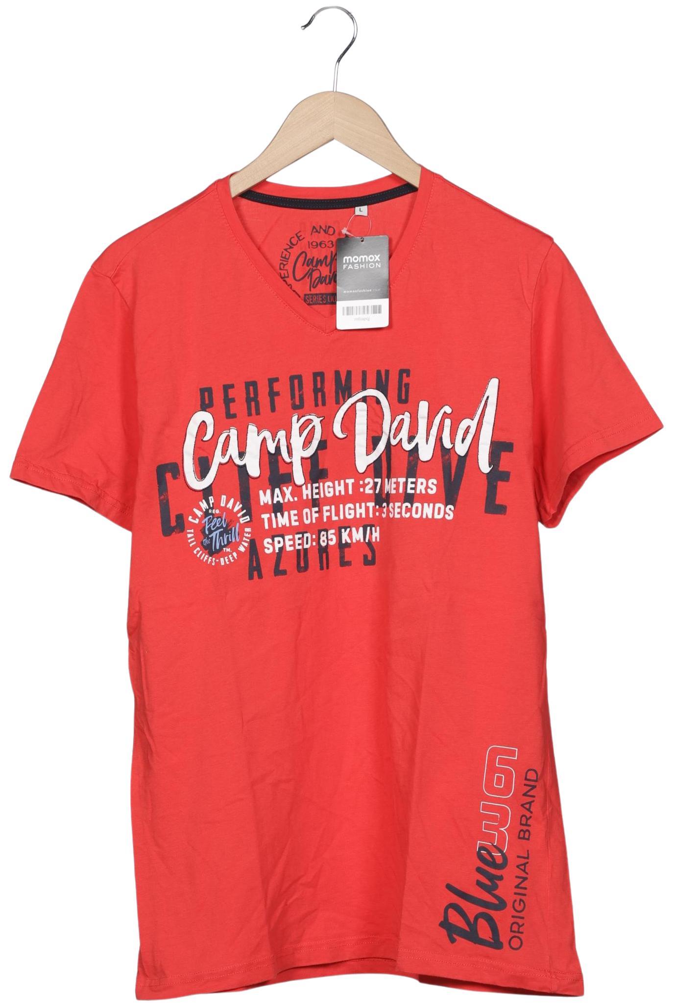 

Camp David Herren T-Shirt, rot, Gr. 52