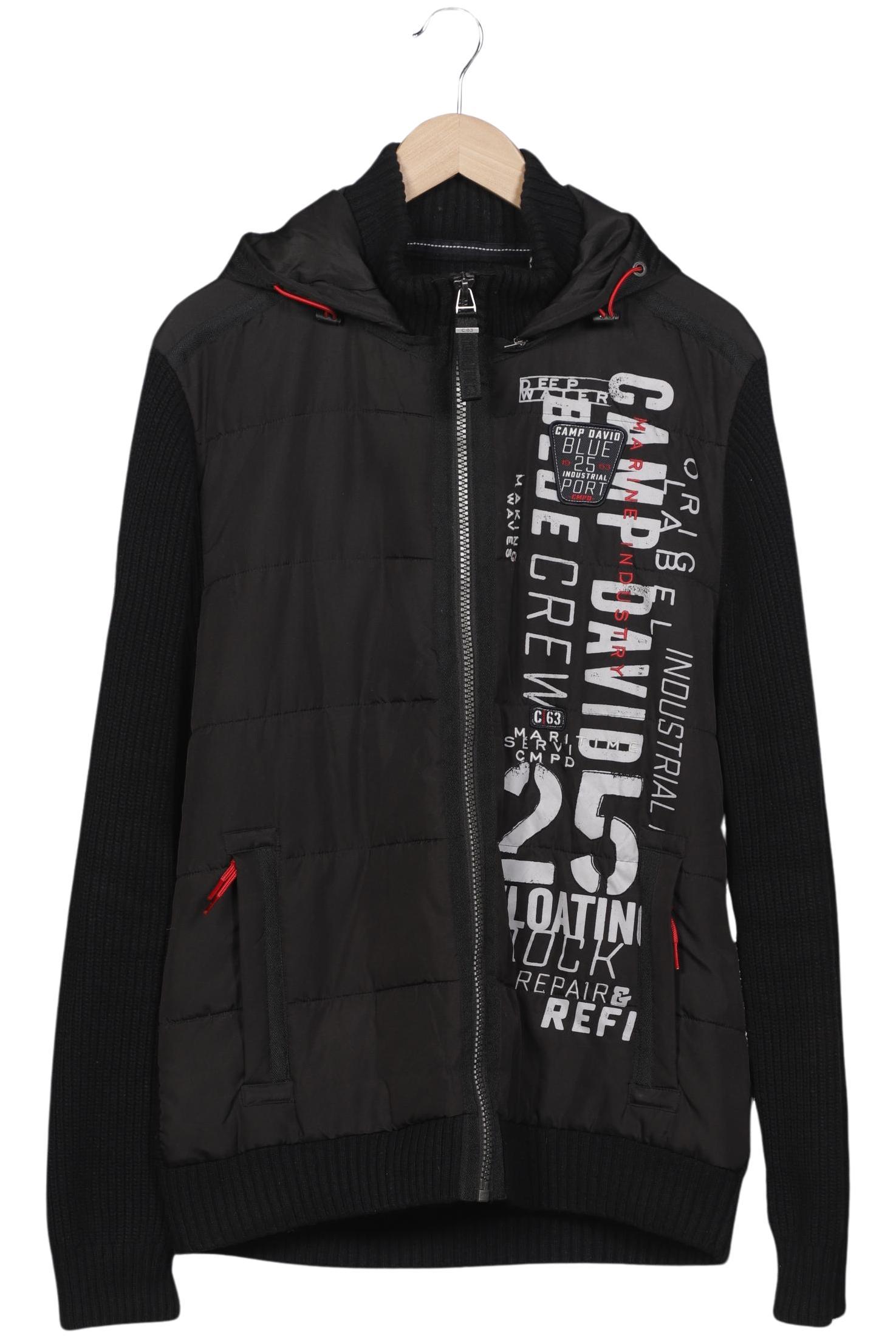 

Camp David Herren Strickjacke, schwarz, Gr. 54
