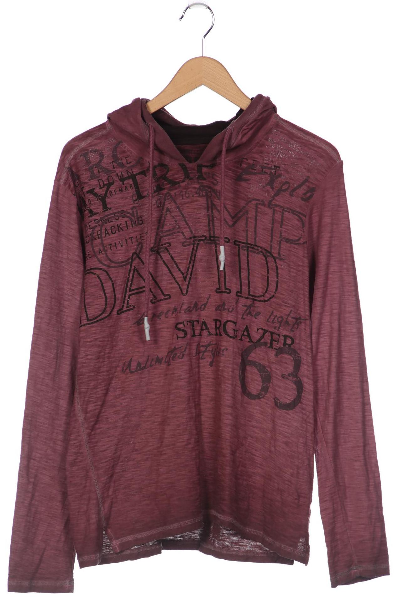 

Camp David Herren Kapuzenpullover, bordeaux