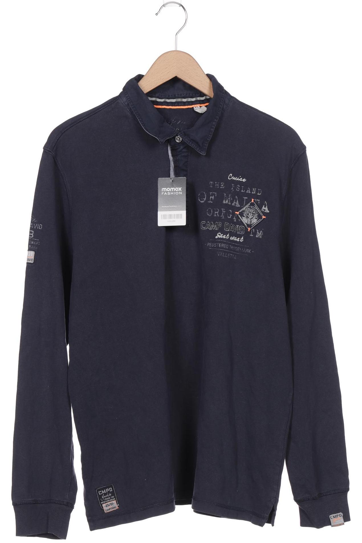 

Camp David Herren Poloshirt, marineblau