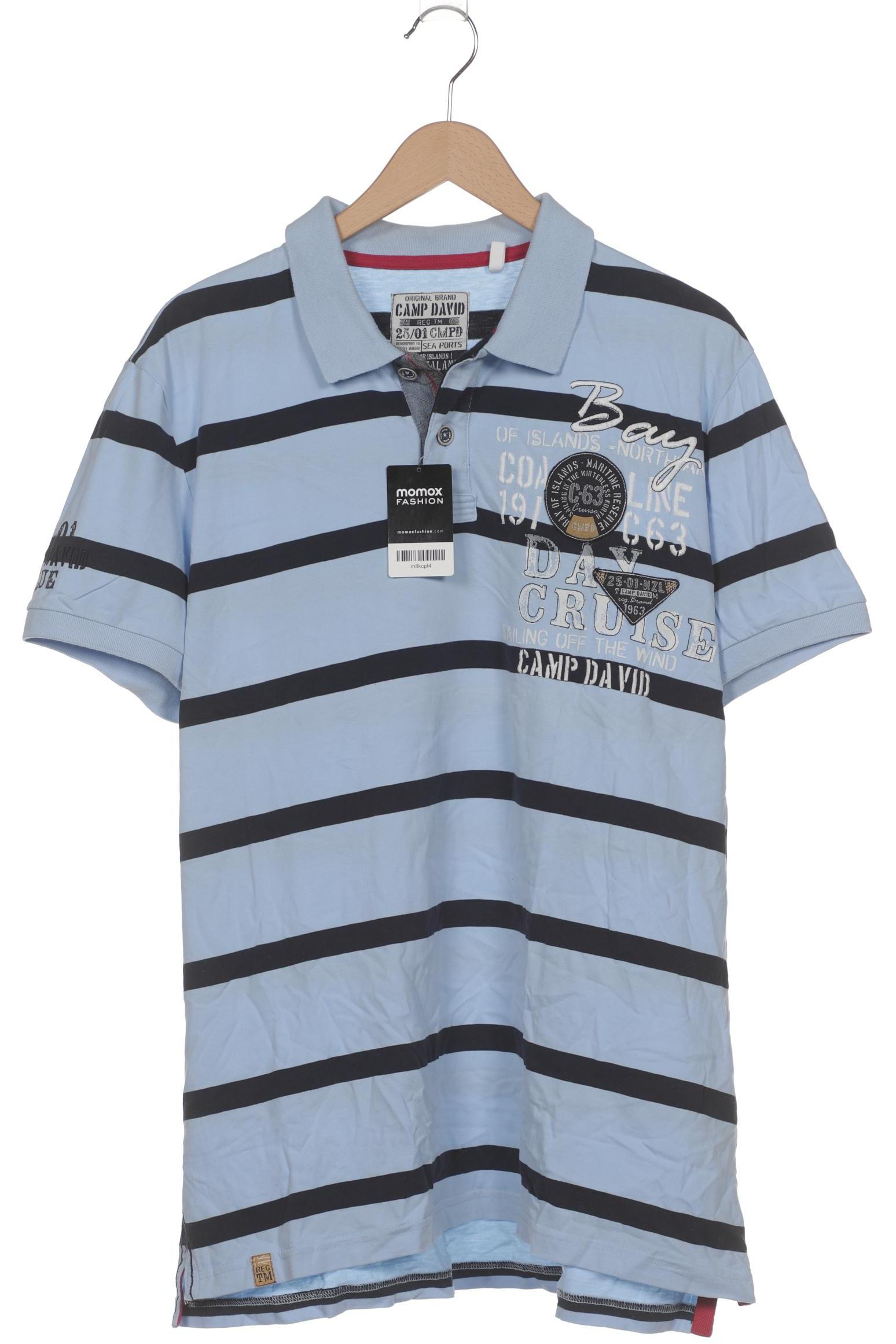 

Camp David Herren Poloshirt, hellblau, Gr. 56