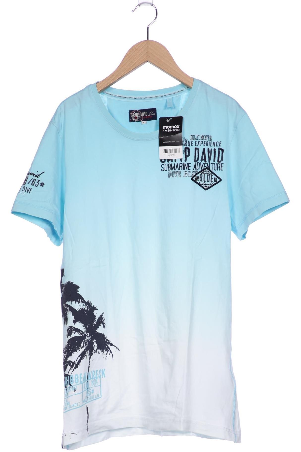 

Camp David Herren T-Shirt, blau, Gr. 48