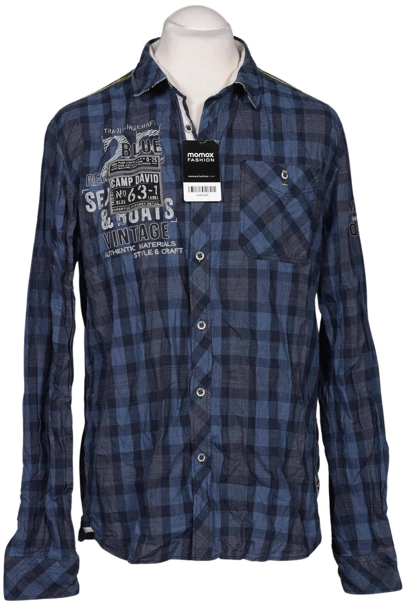 

Camp David Herren Hemd, marineblau, Gr. 52