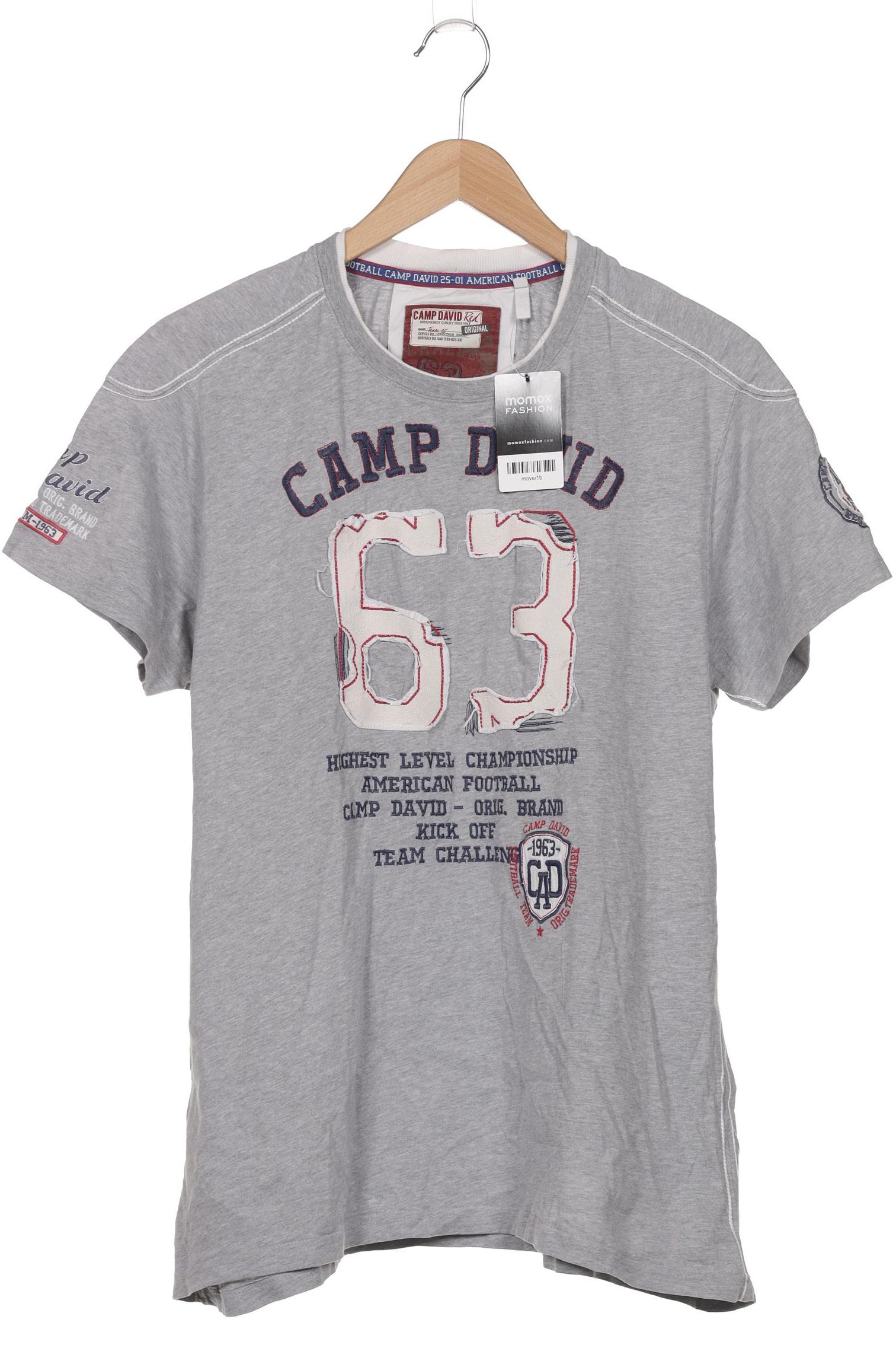 

Camp David Herren T-Shirt, grau, Gr. 52