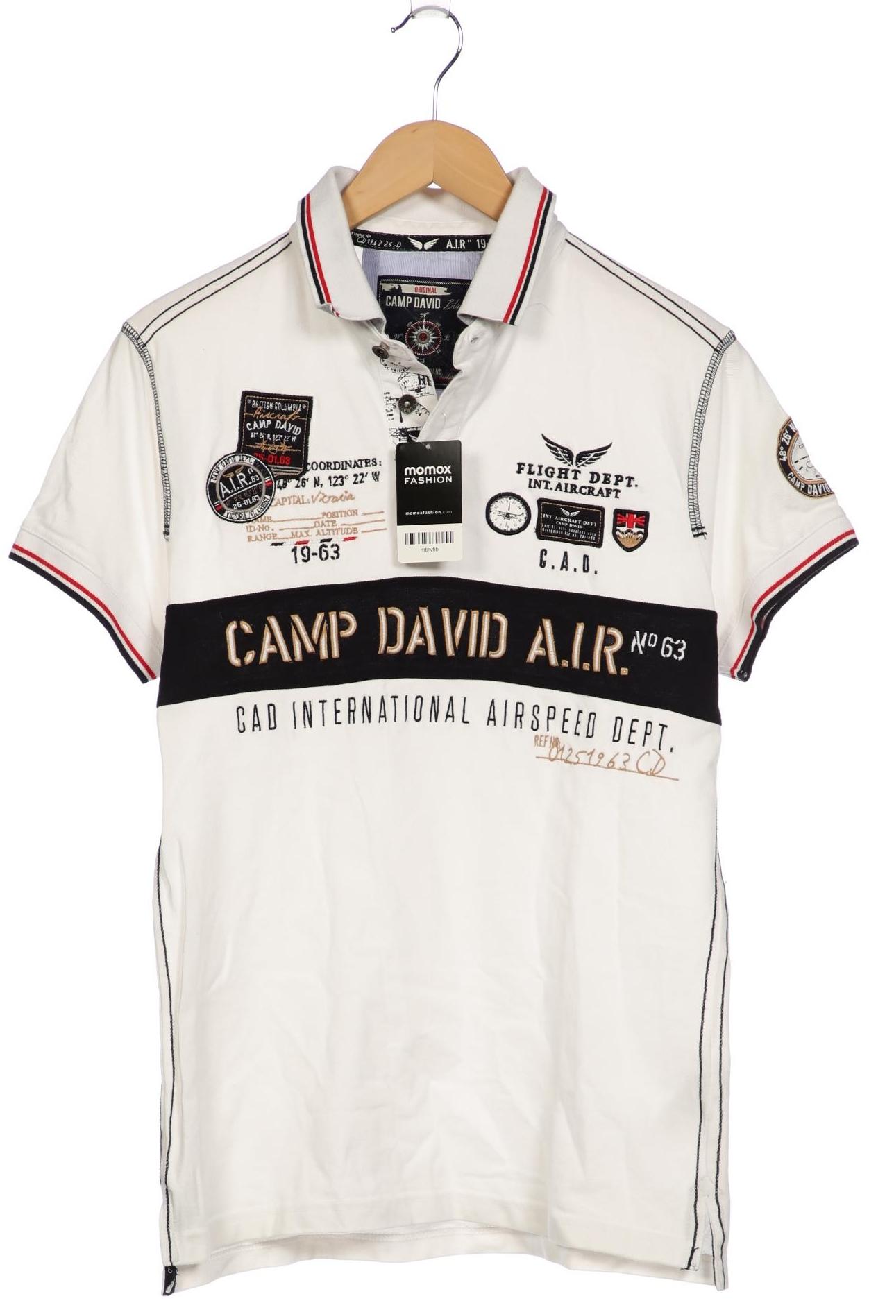 

Camp David Herren Poloshirt, weiß, Gr. 48