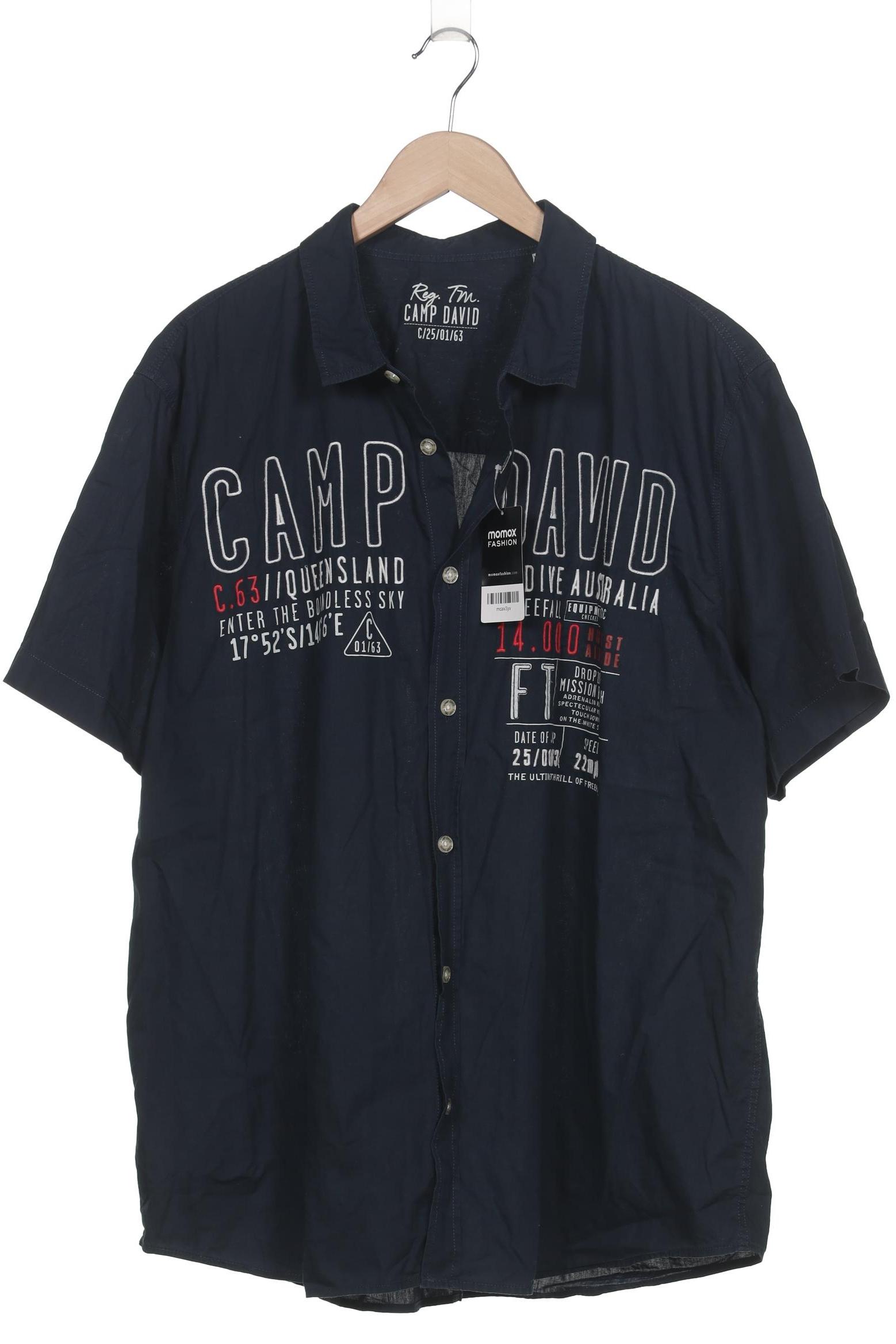 

Camp David Herren Hemd, marineblau, Gr. 58