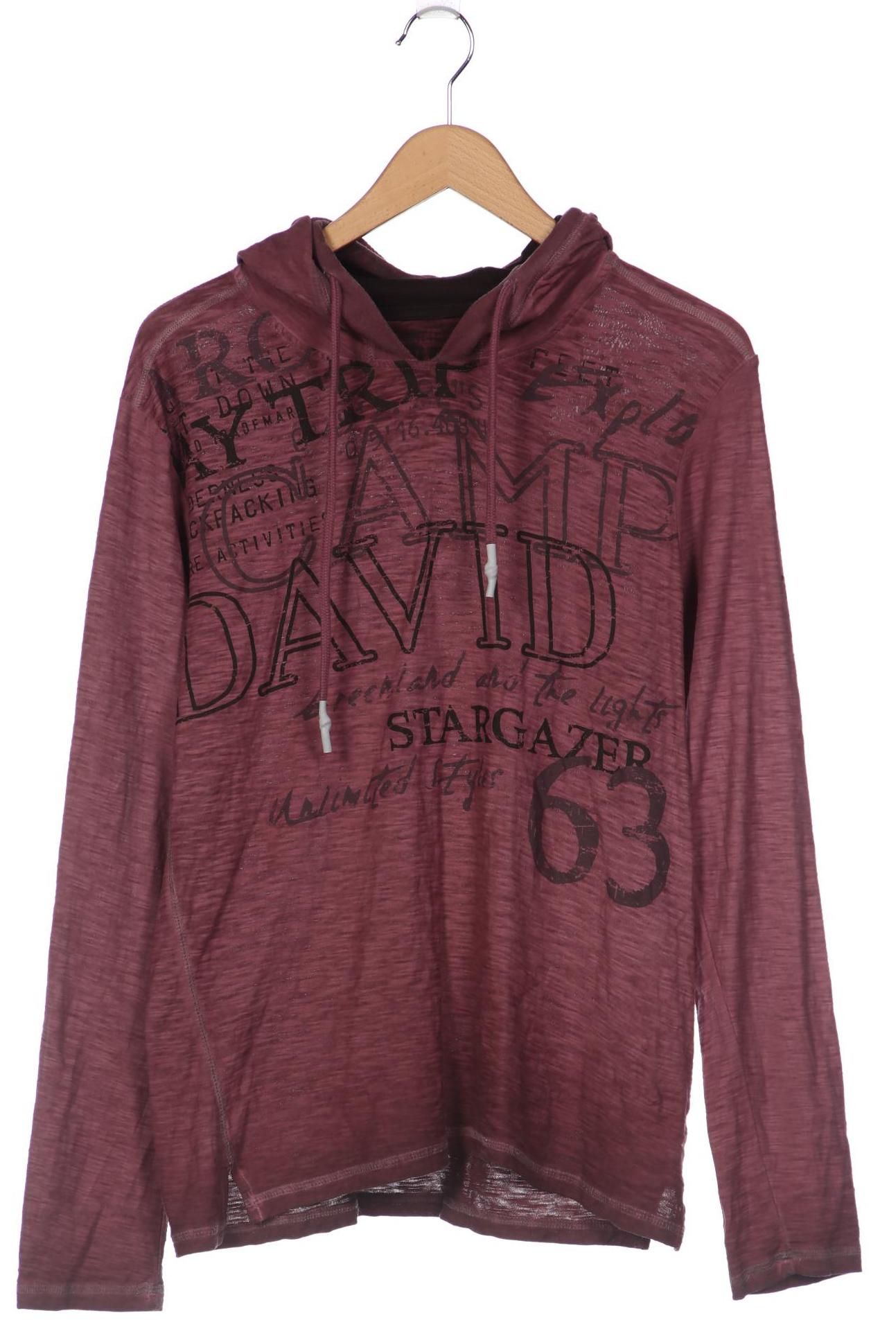 

Camp David Herren Kapuzenpullover, bordeaux, Gr. 48