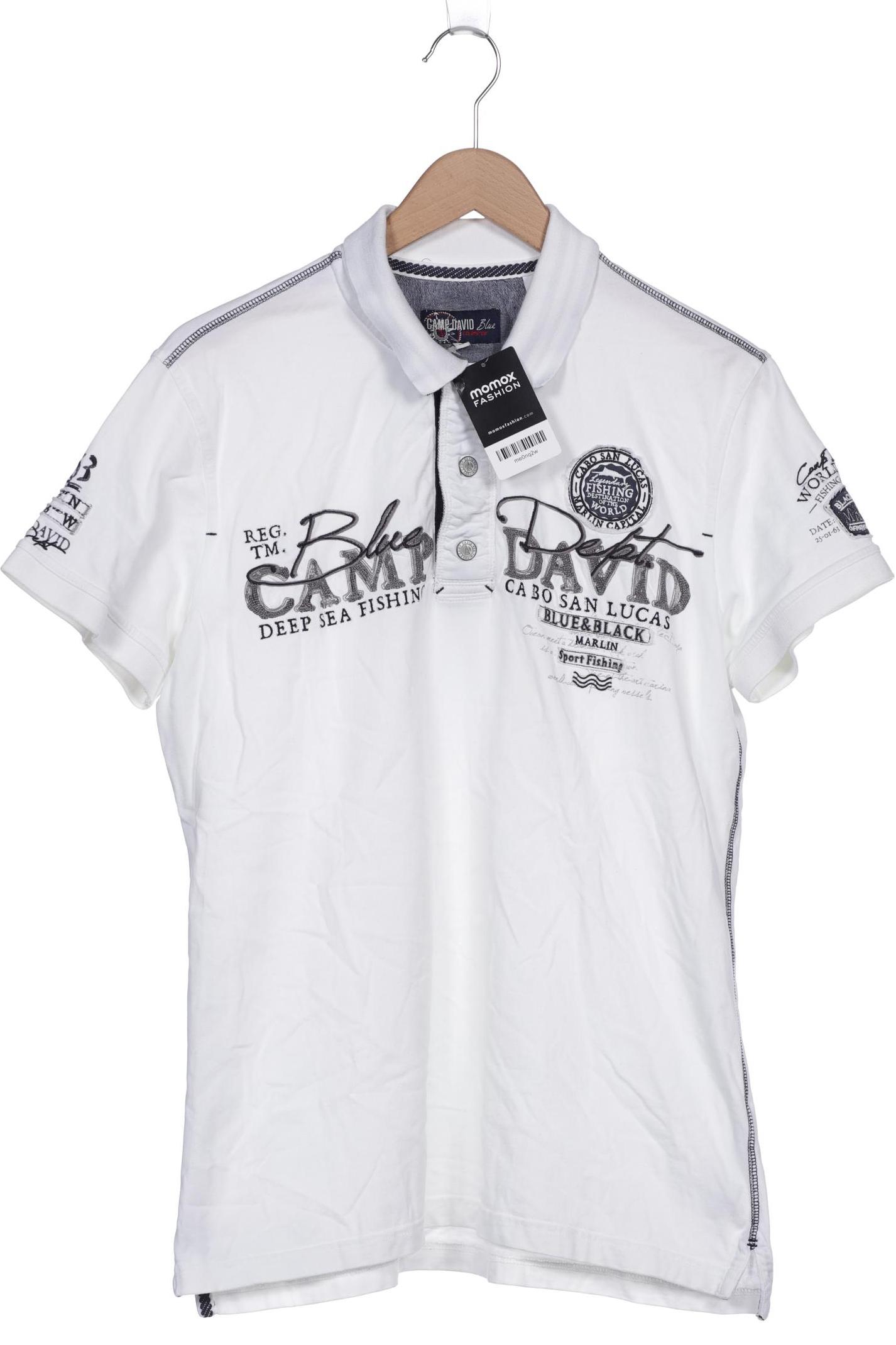 

Camp David Herren Poloshirt, cremeweiß