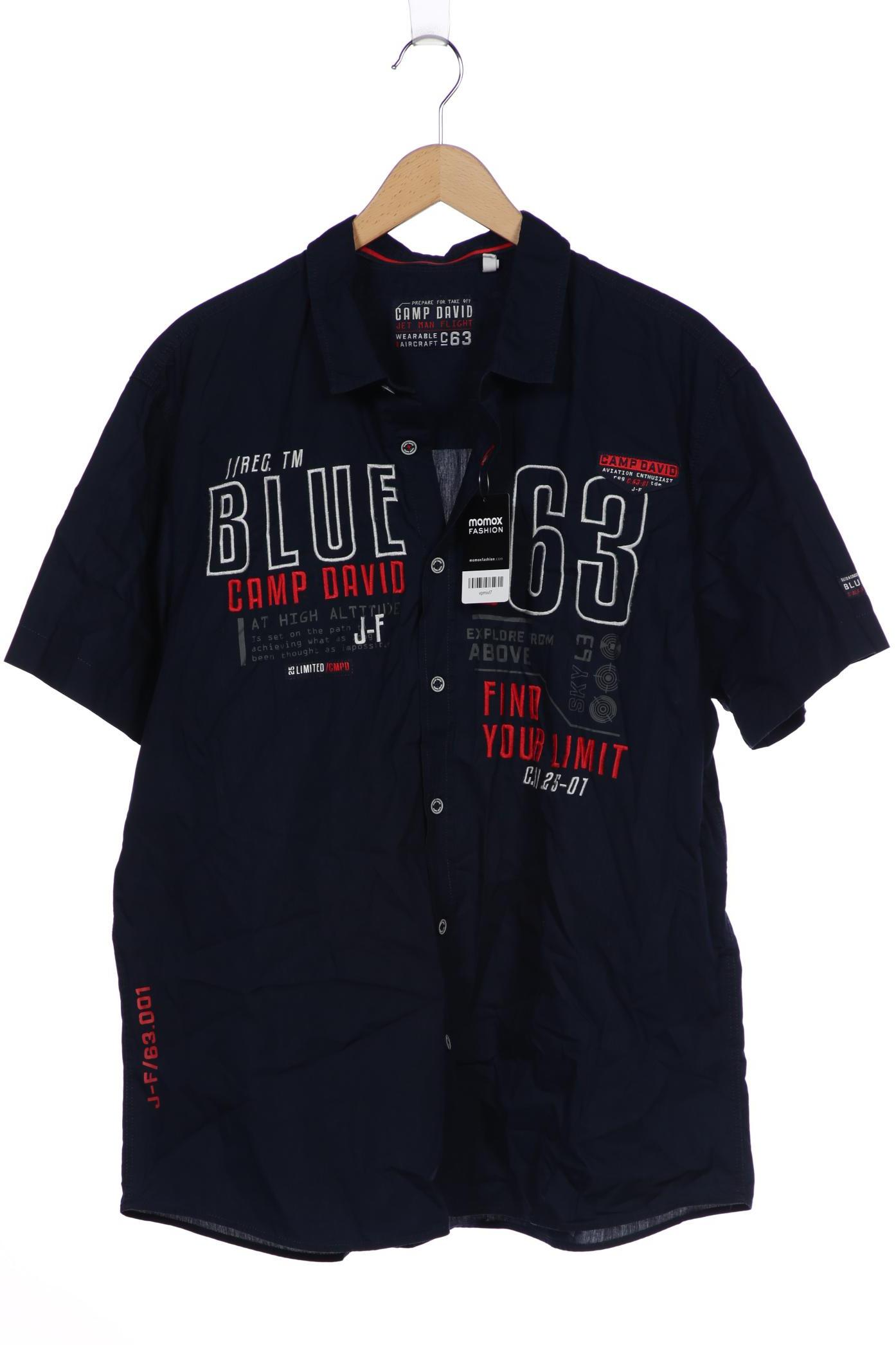 

Camp David Herren Hemd, marineblau