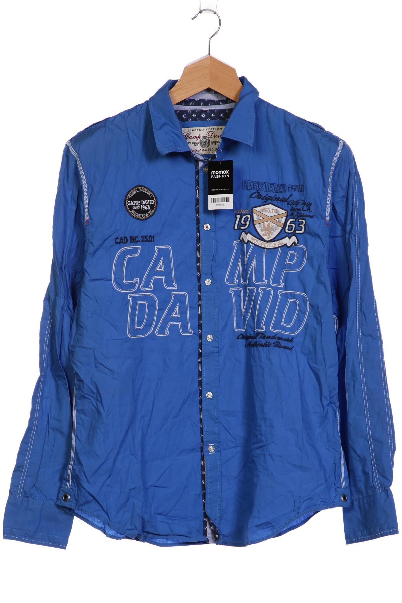 

Camp David Herren Hemd, blau, Gr. 58