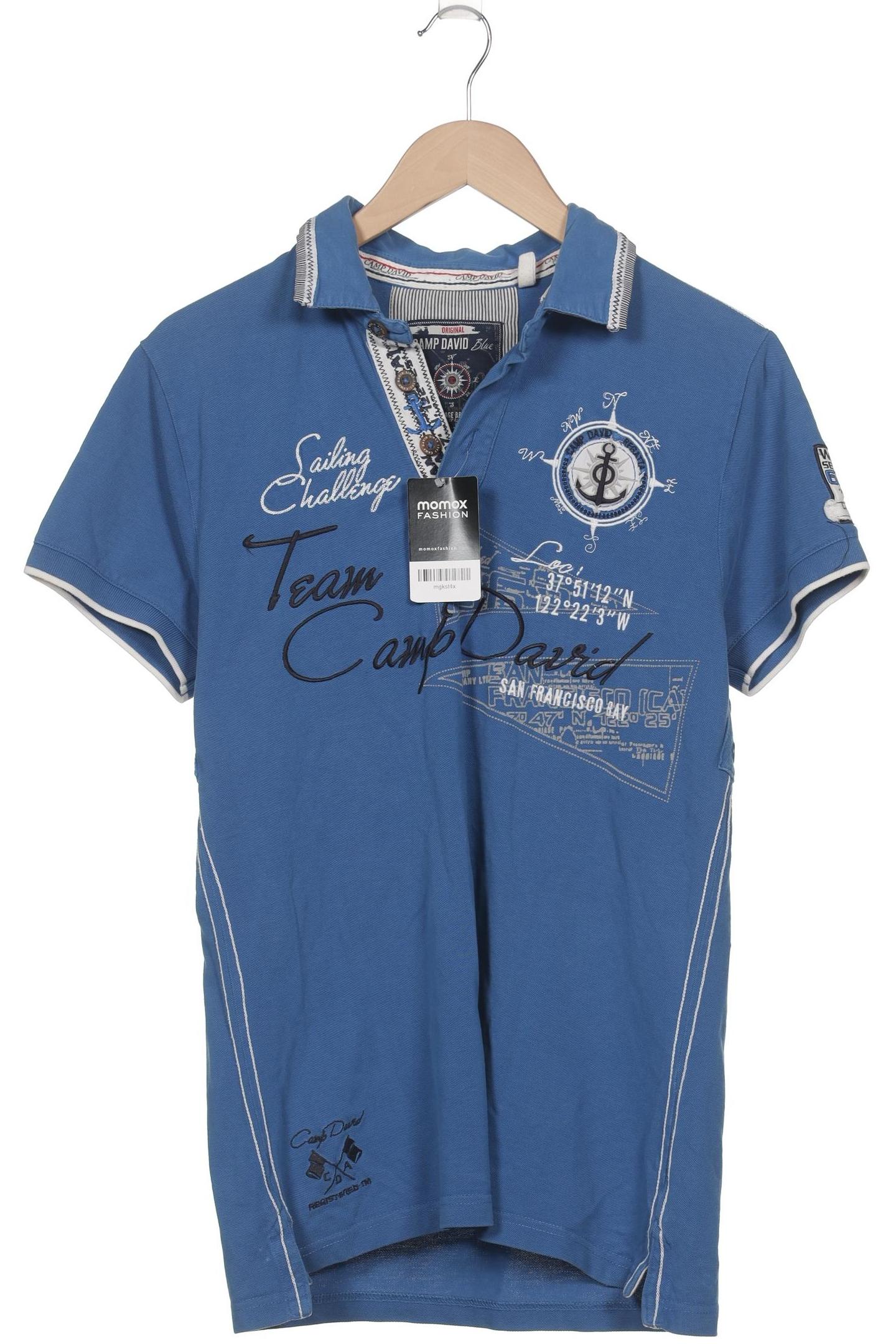 

Camp David Herren Poloshirt, blau, Gr. 48
