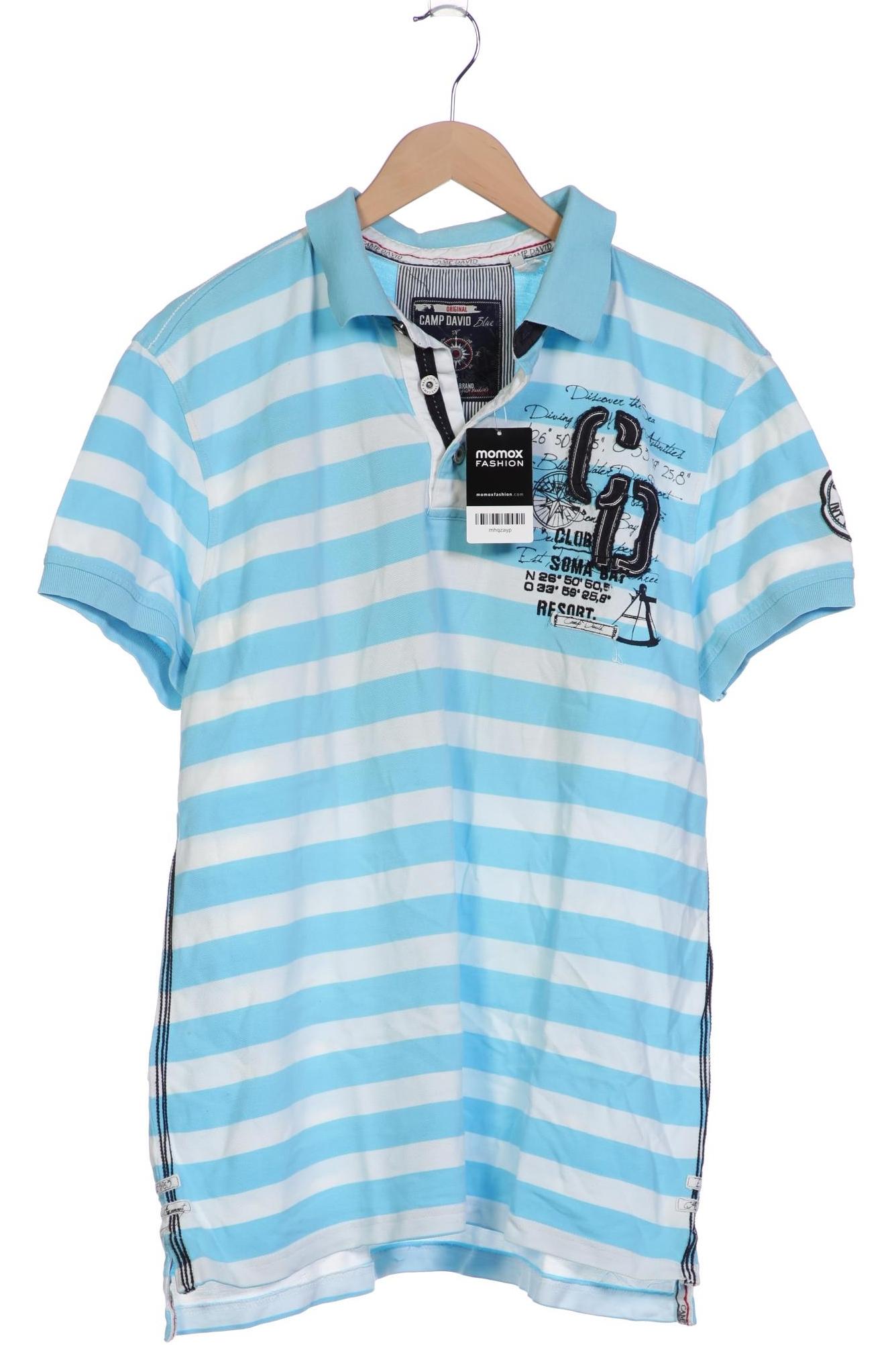 

Camp David Herren Poloshirt, blau, Gr. 56