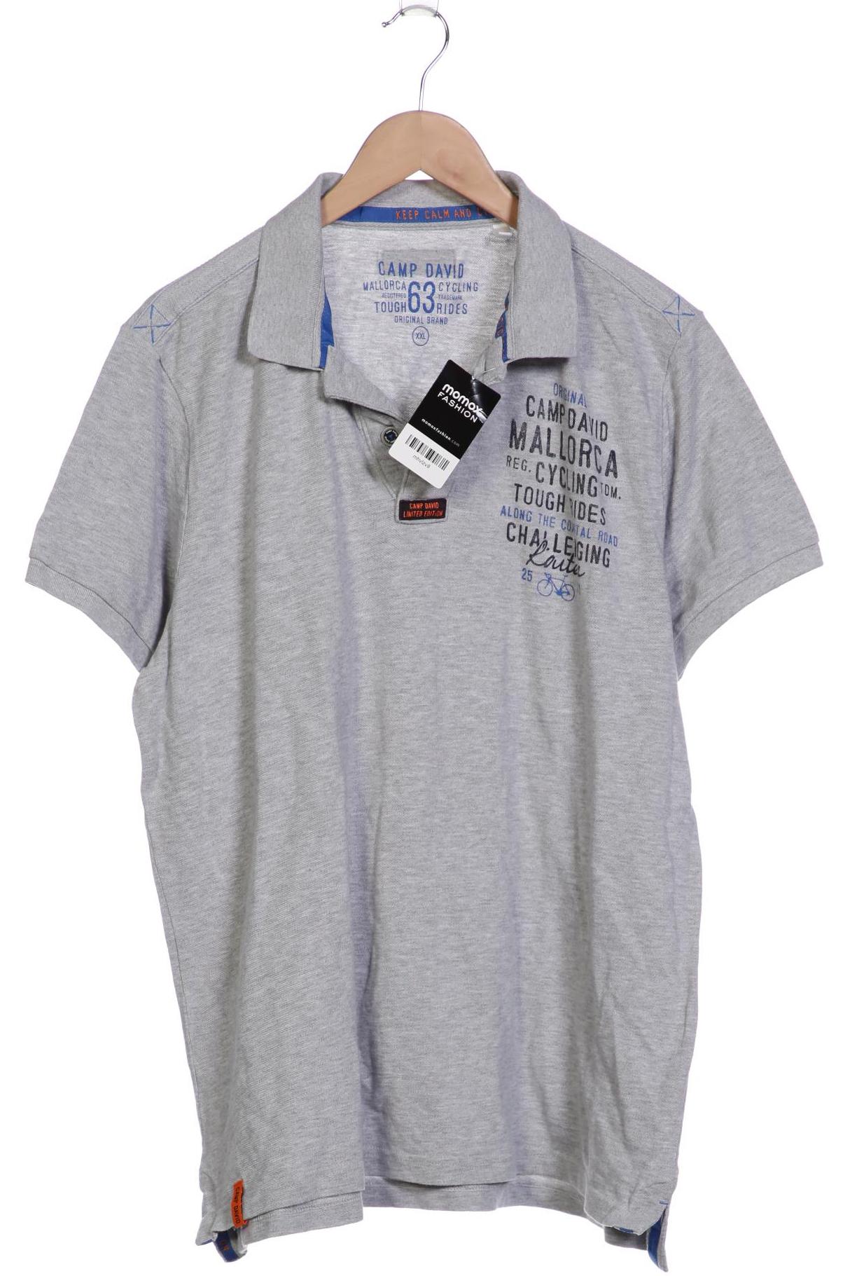 

Camp David Herren Poloshirt, grau, Gr. 56