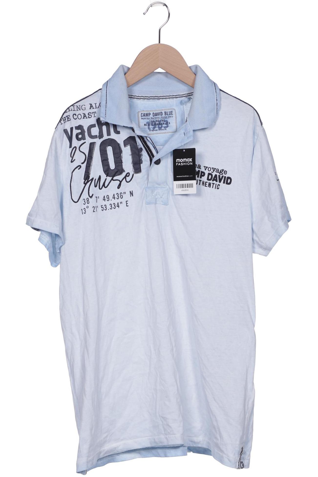 

Camp David Herren Poloshirt, hellblau, Gr. 48