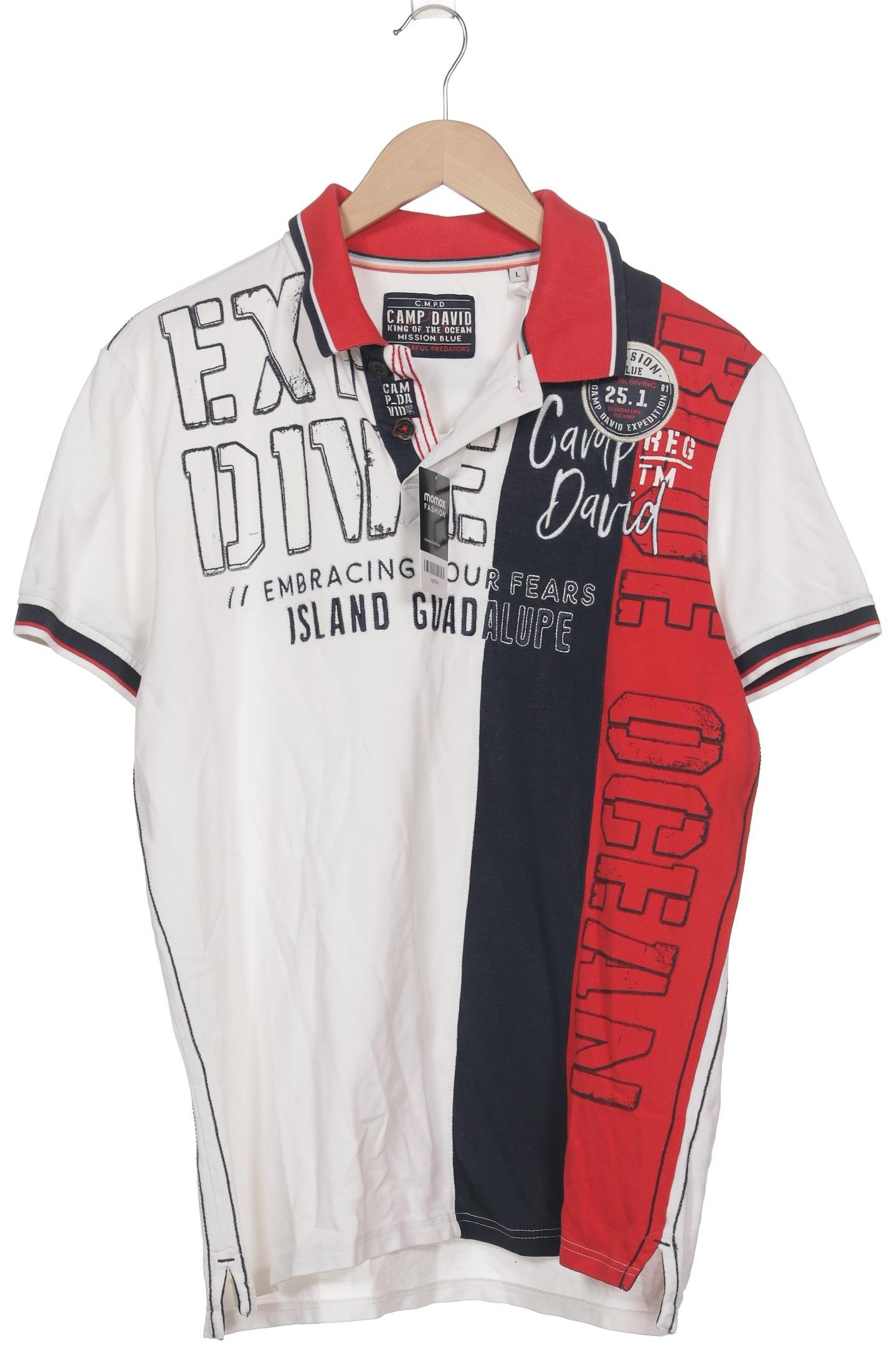 

Camp David Herren Poloshirt, weiß, Gr. 52