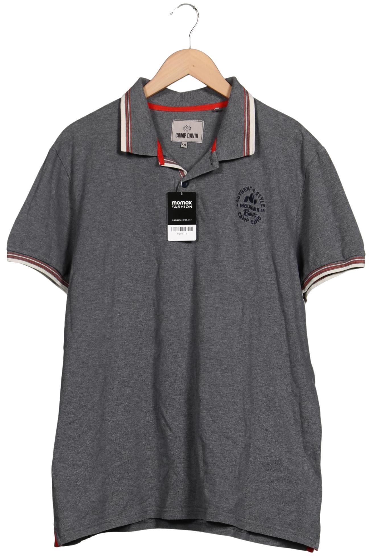 

Camp David Herren Poloshirt, grau, Gr. 56