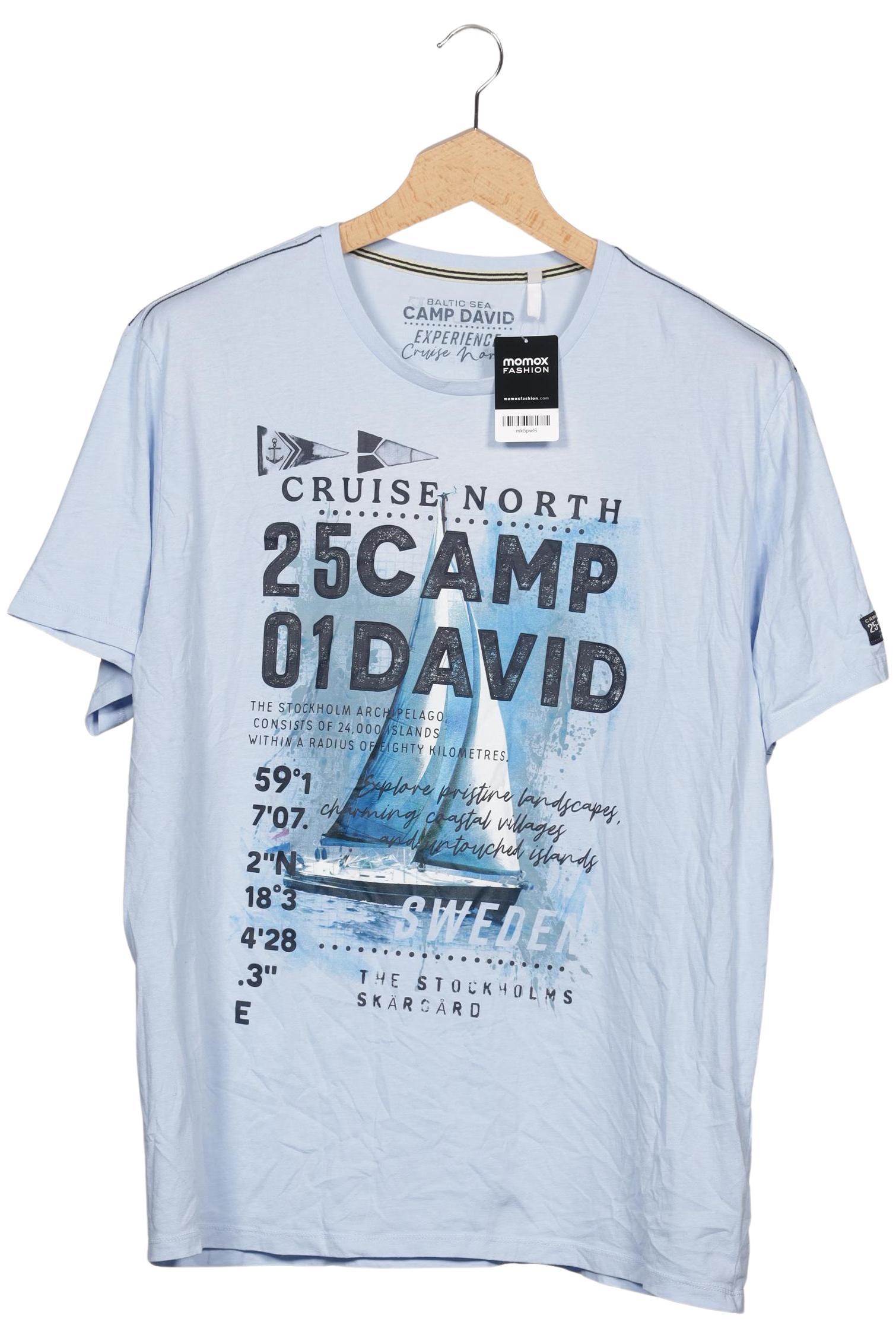 

Camp David Herren T-Shirt, hellblau, Gr. 60