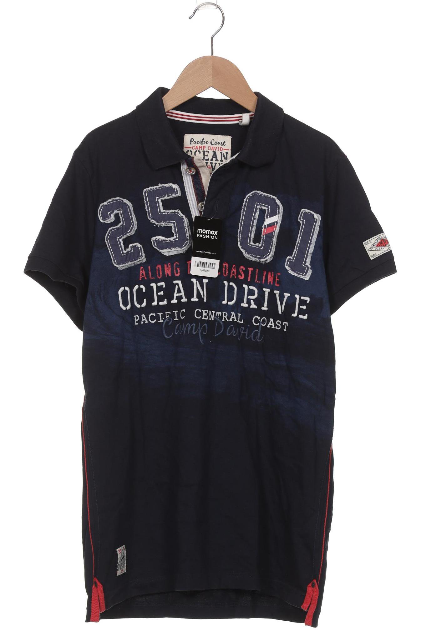 

Camp David Herren Poloshirt, marineblau, Gr. 48