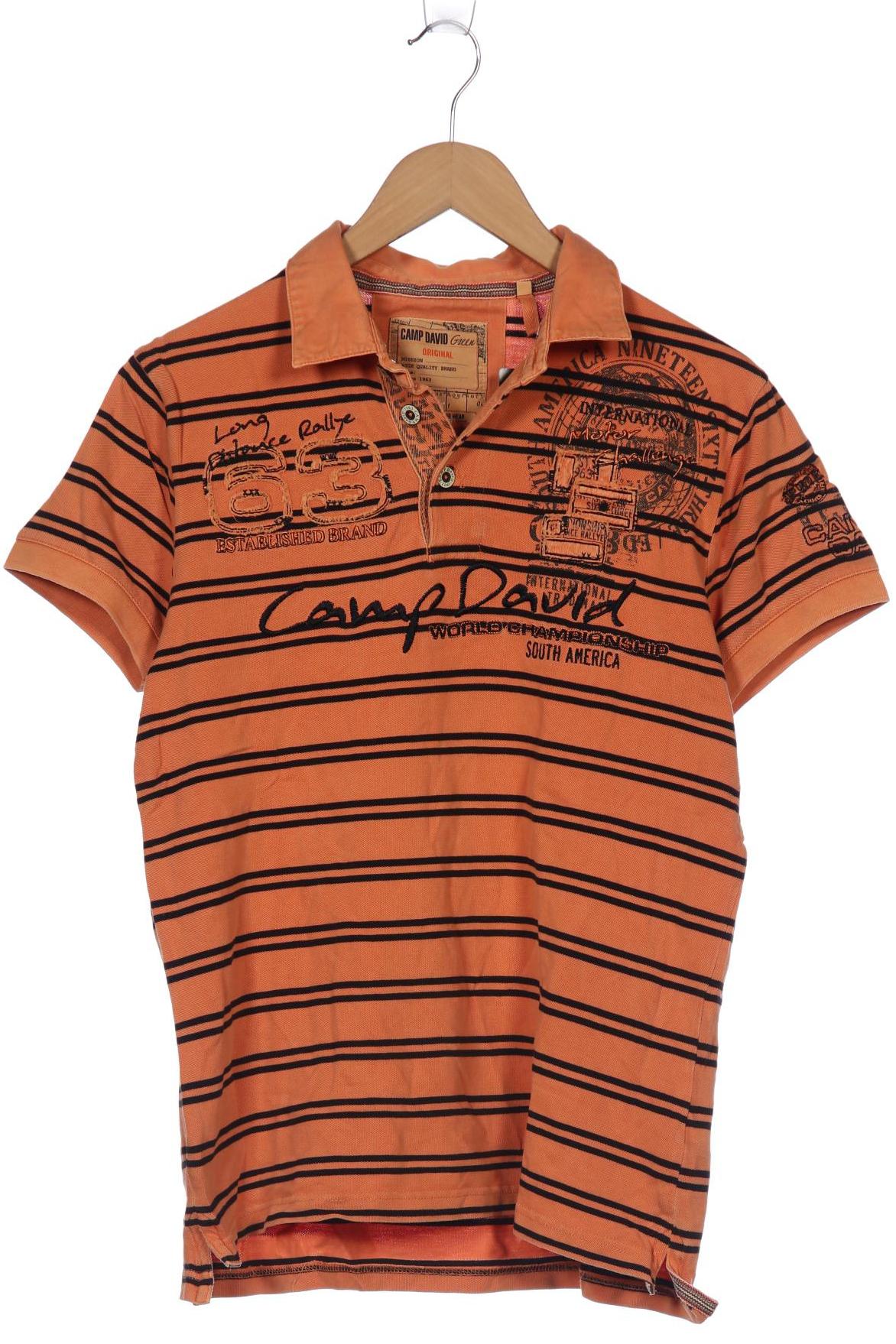 

Camp David Herren Poloshirt, orange