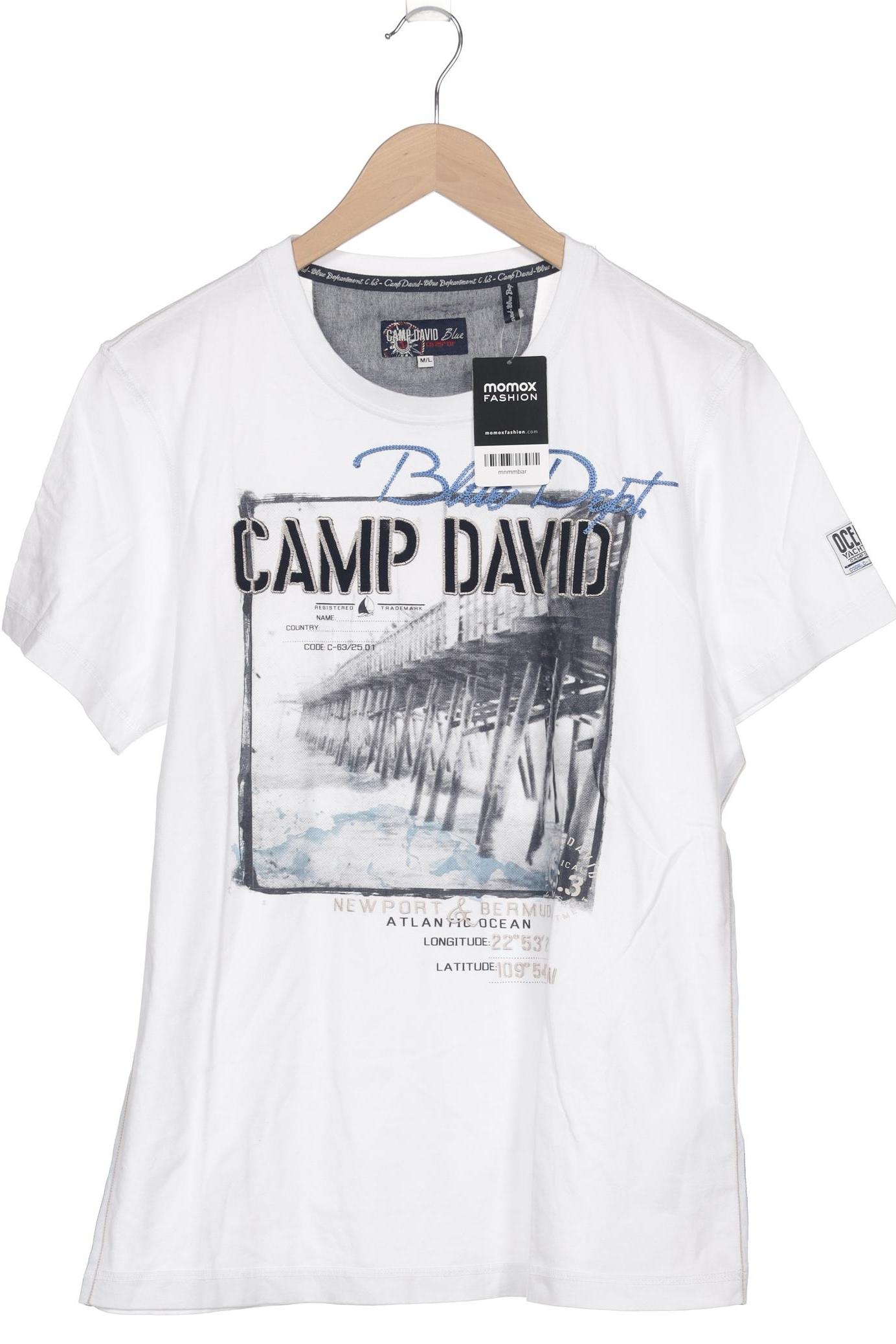 

Camp David Herren T-Shirt, weiß, Gr. 48