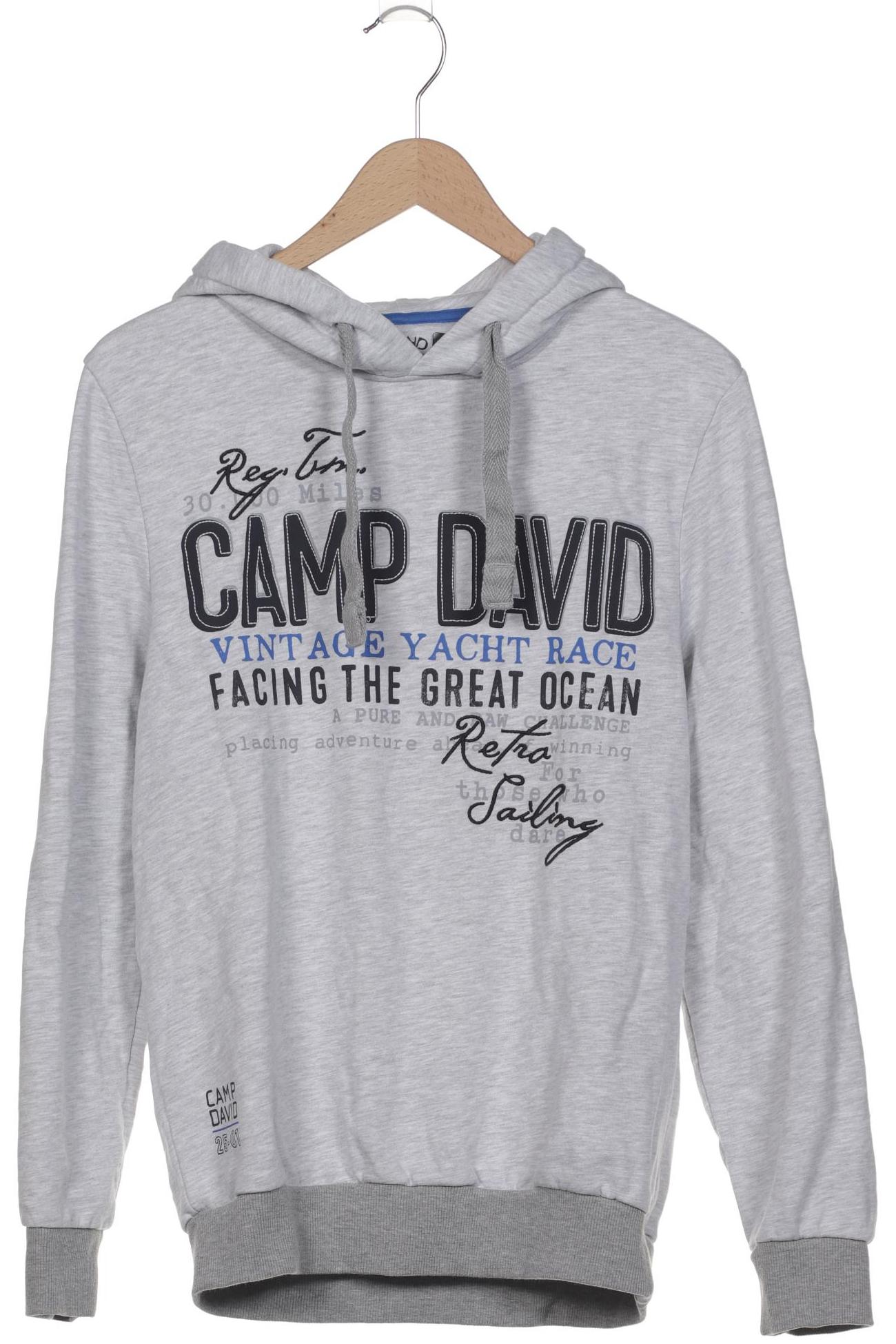 

Camp David Herren Kapuzenpullover, grau, Gr. 48