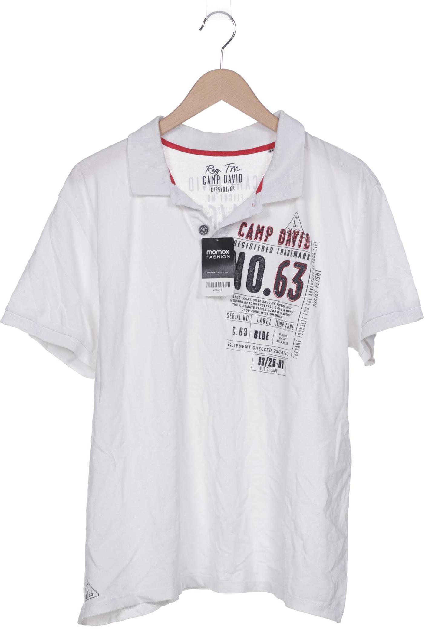 

Camp David Herren Poloshirt, weiß, Gr. 56