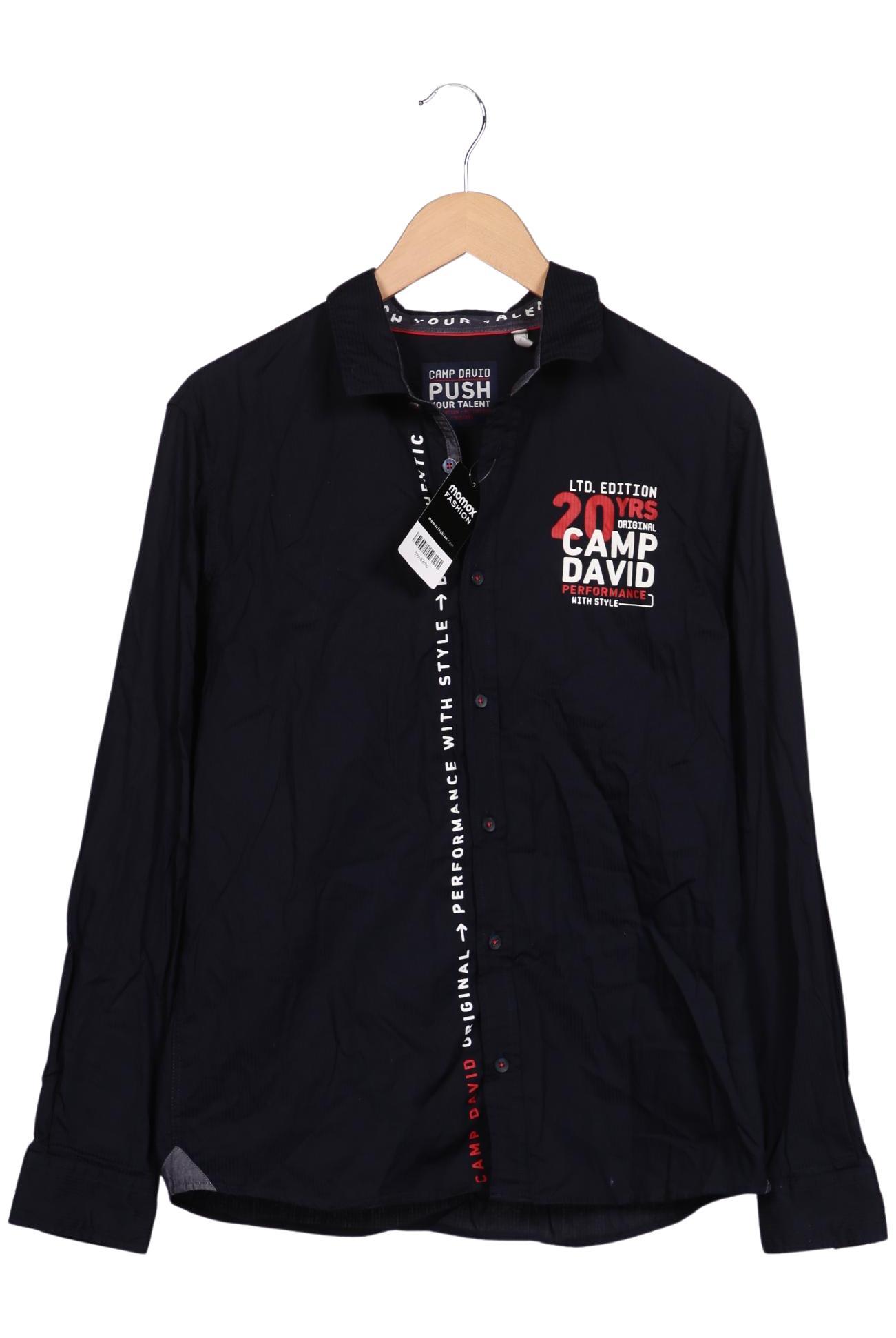 

Camp David Herren Hemd, marineblau, Gr. 46