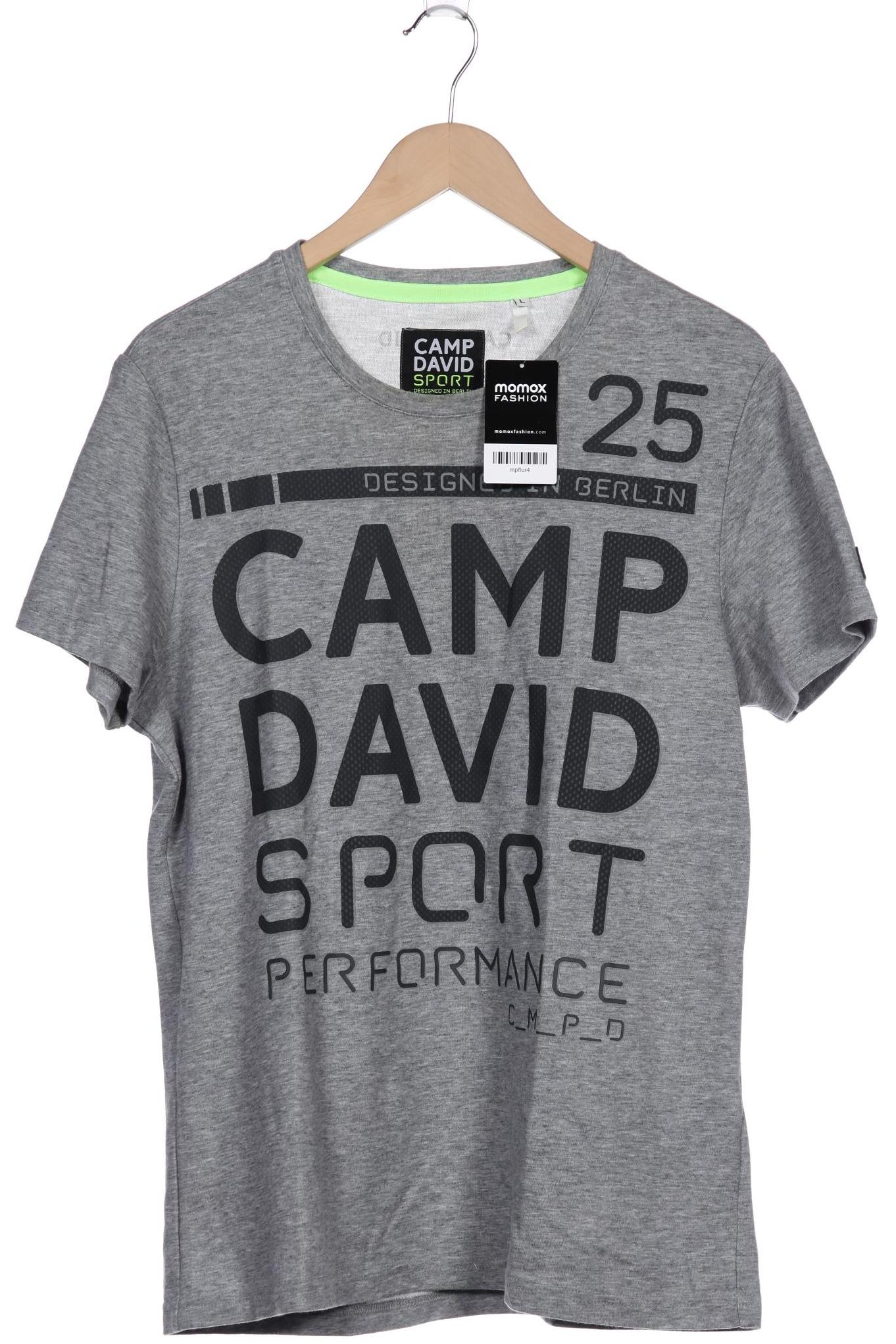 

Camp David Herren T-Shirt, grau