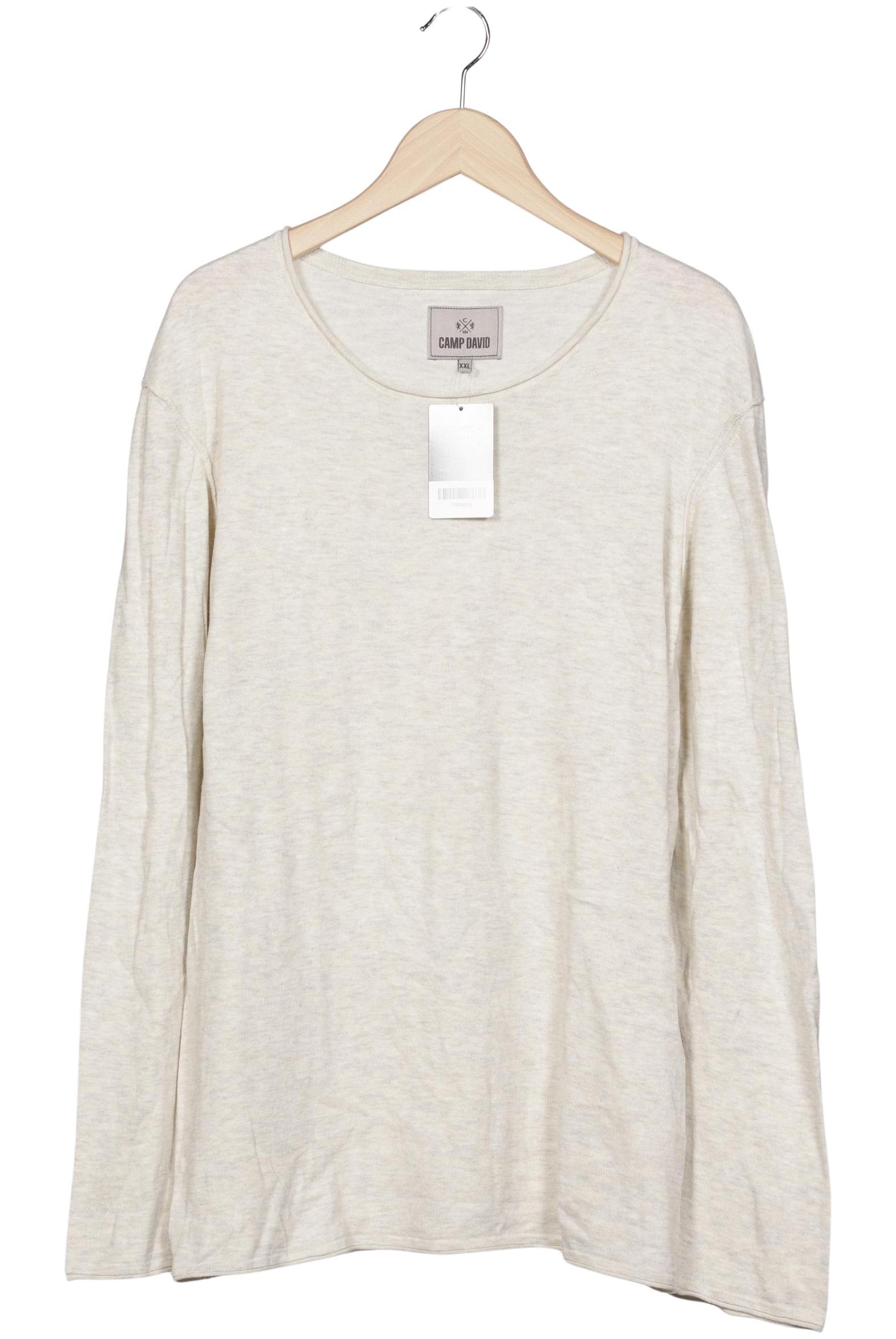 Thumbnail - Camp David Herren Langarmshirt, beige, Gr. 56