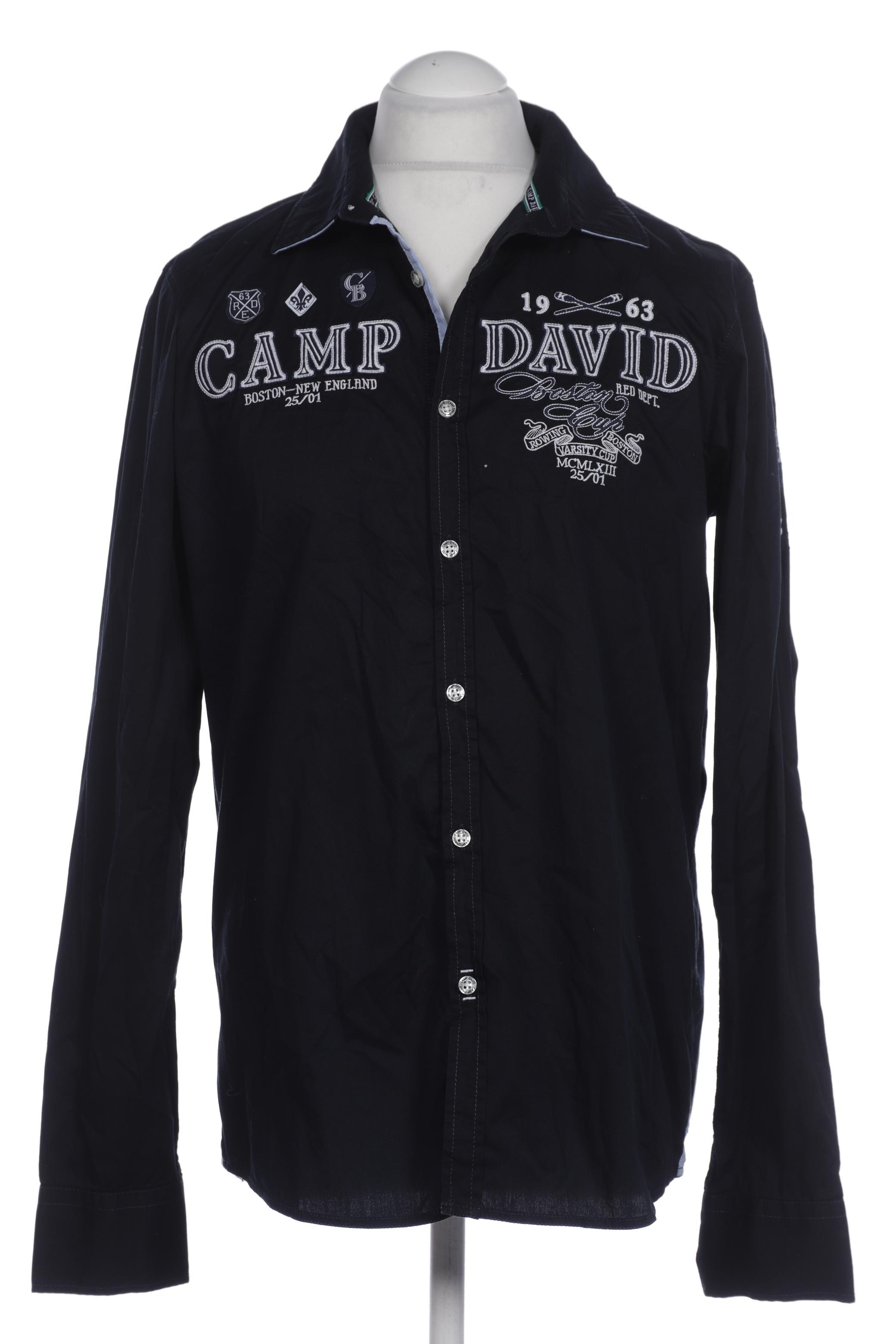 

Camp David Herren Hemd, schwarz, Gr. 48