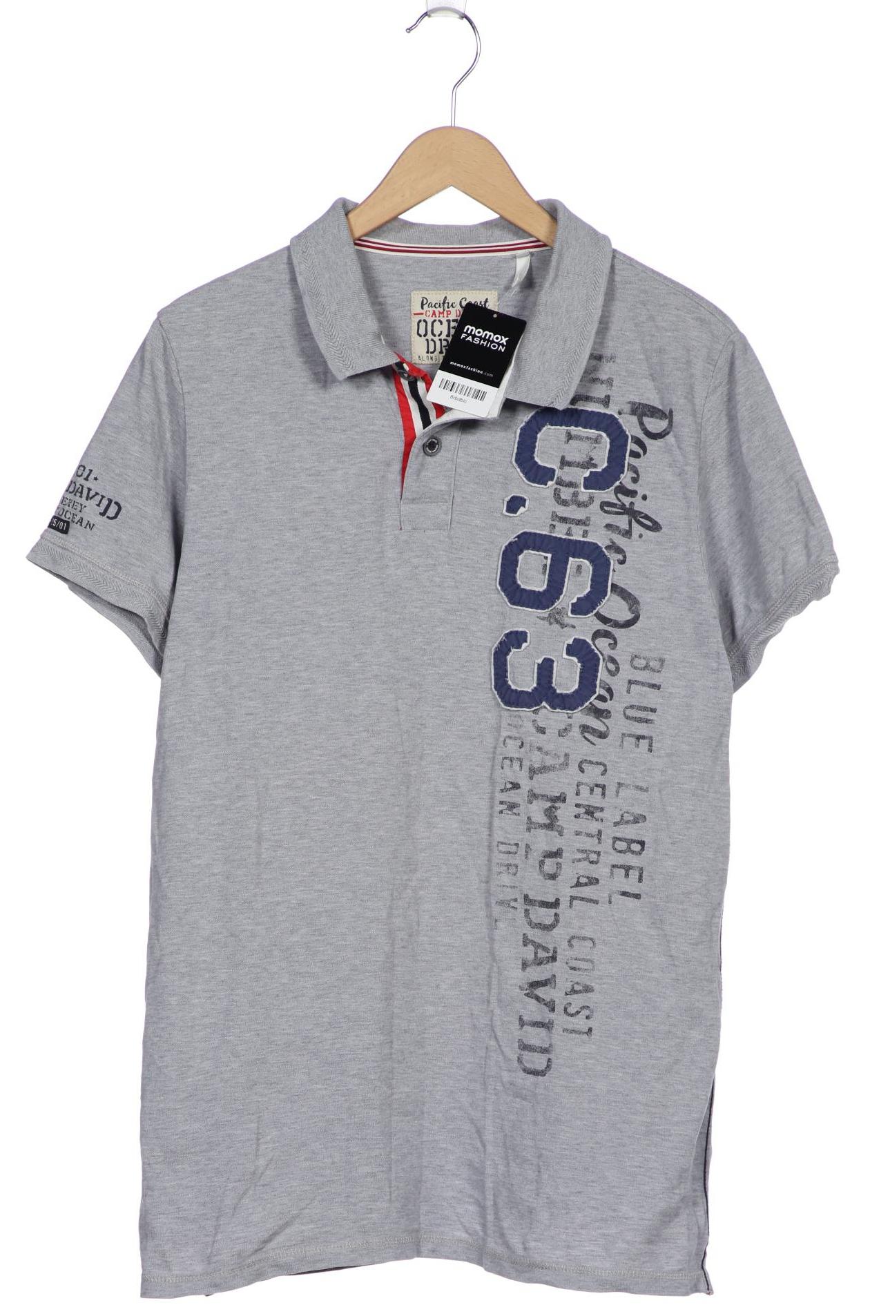 

Camp David Herren Poloshirt, grau, Gr. 54