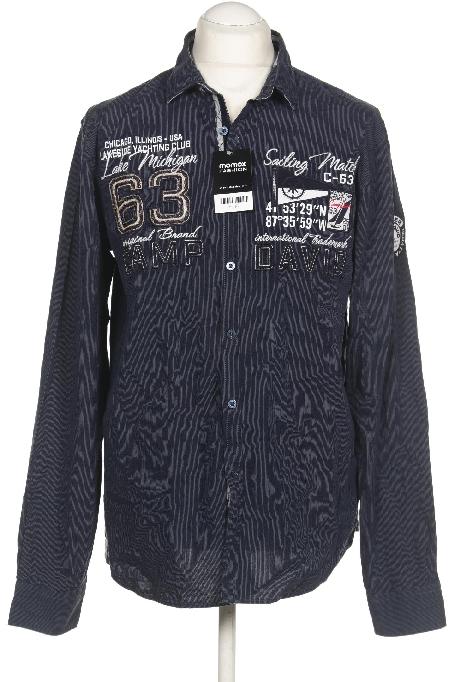 

Camp David Herren Hemd, marineblau, Gr. 52