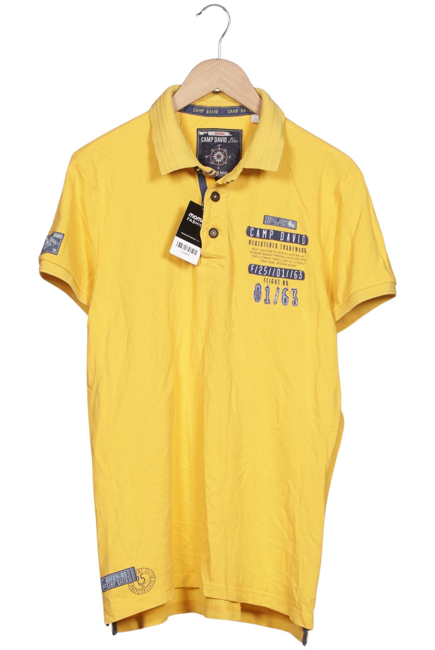 

Camp David Herren Poloshirt, gelb, Gr. 52
