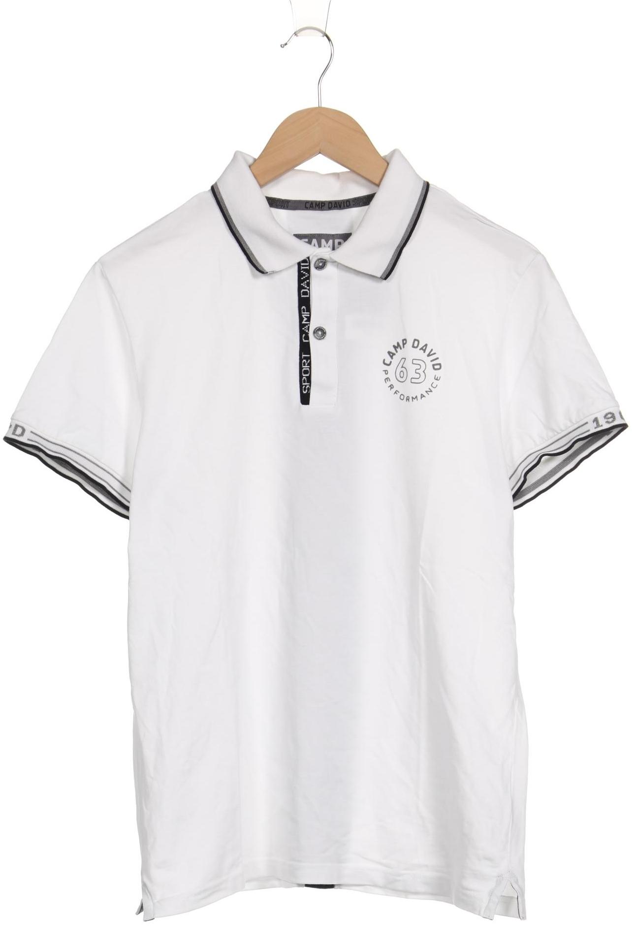 

Camp David Herren Poloshirt, weiß, Gr. 48
