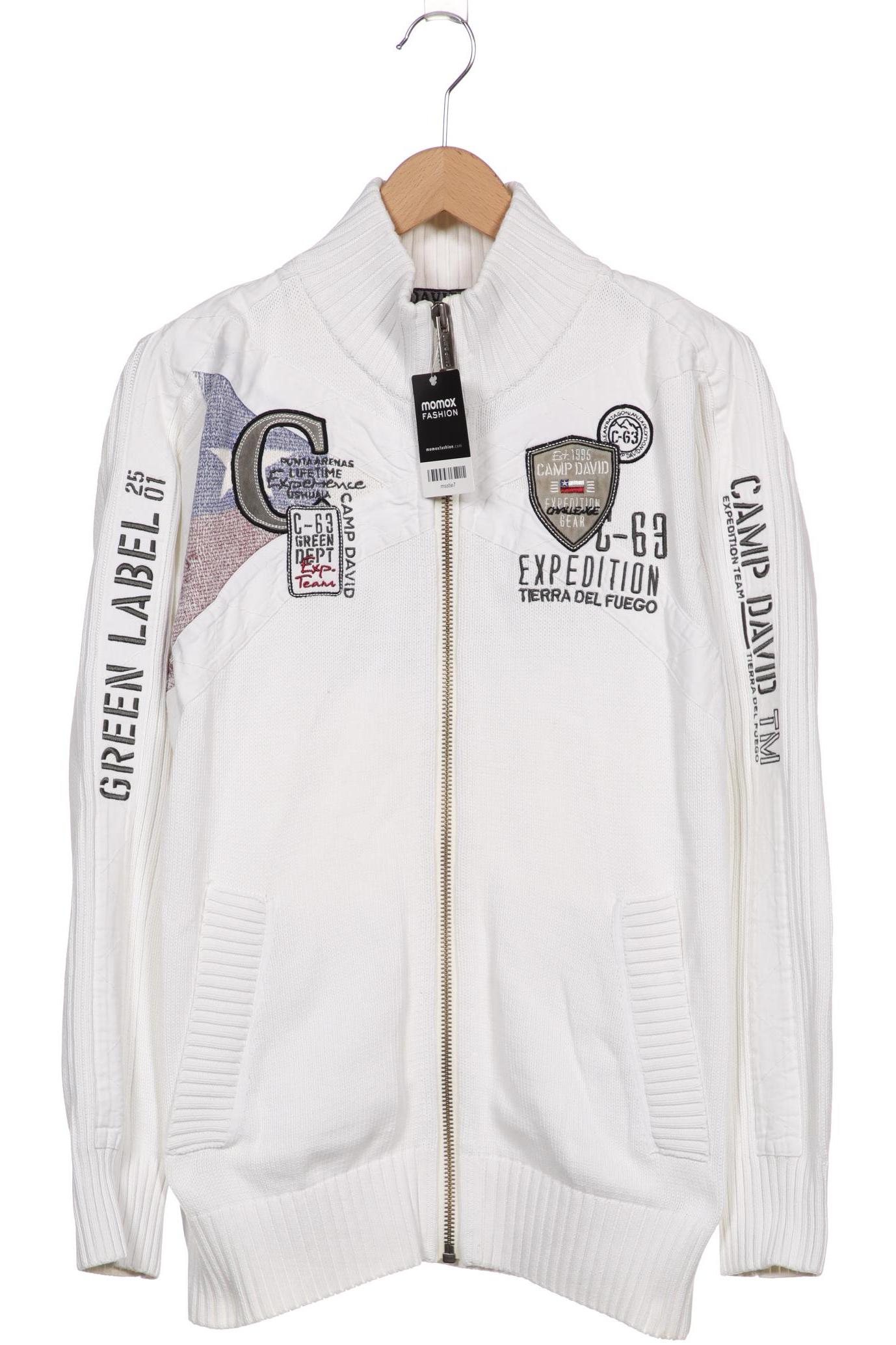 

Camp David Herren Strickjacke, weiß